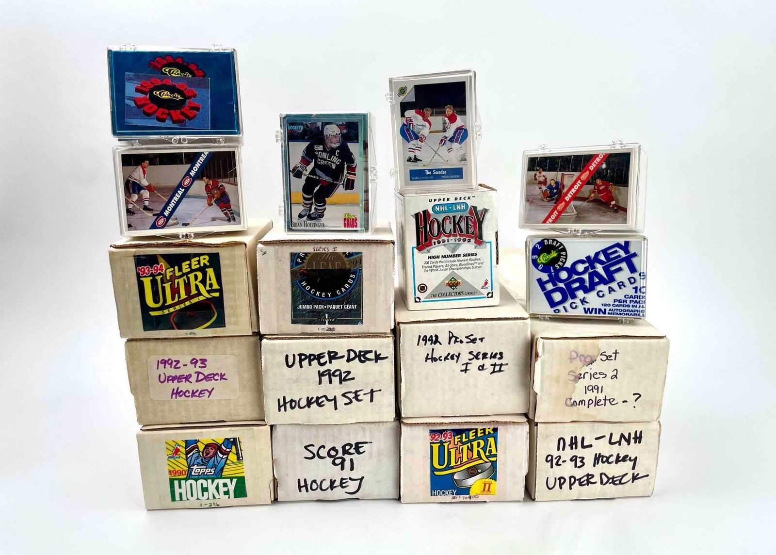 1990-1995 Hockey Cards (Classic, Fleer, Upper Deck, Topps, Score, Pro Set, Ultimate) (1 of 8)