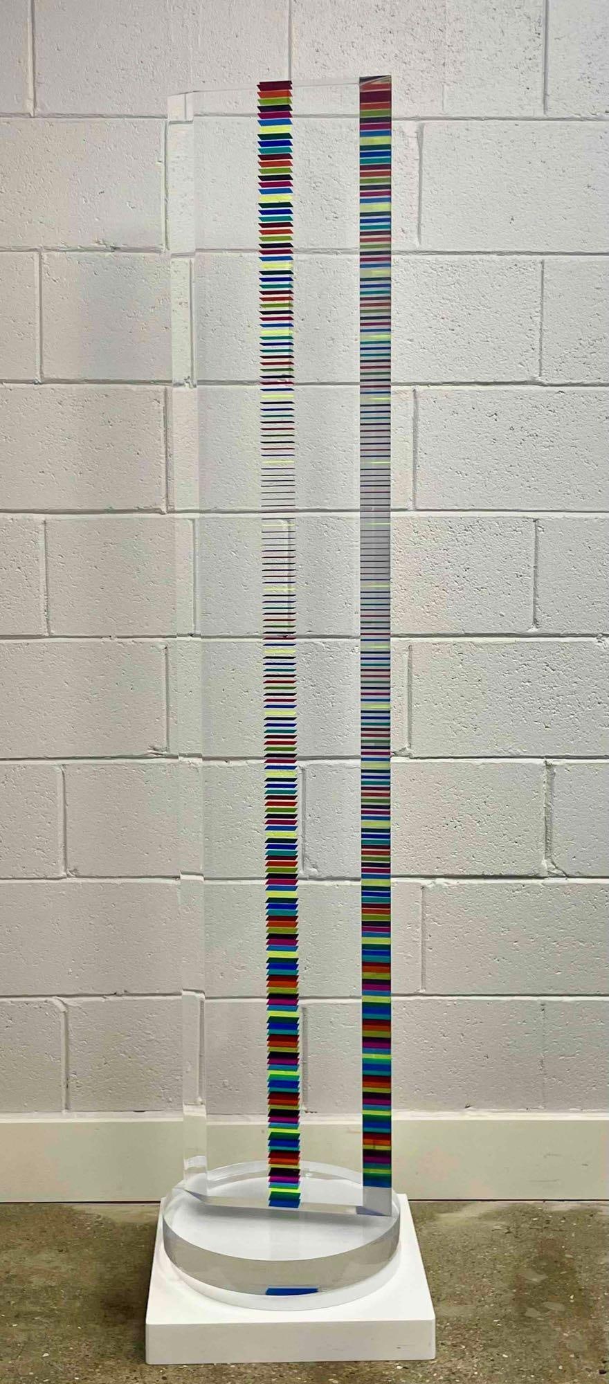 "Jacob's Ladder" Lucite Sculpture 5.5' Tall (Shlomi Haziza) (1 of 9)