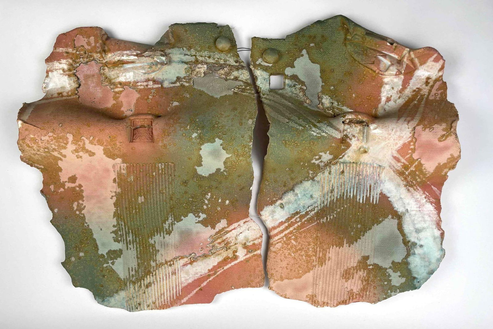 Evan's Ceramics Ancient Sands Wall Art Sculpture (1980) (1 of 12)