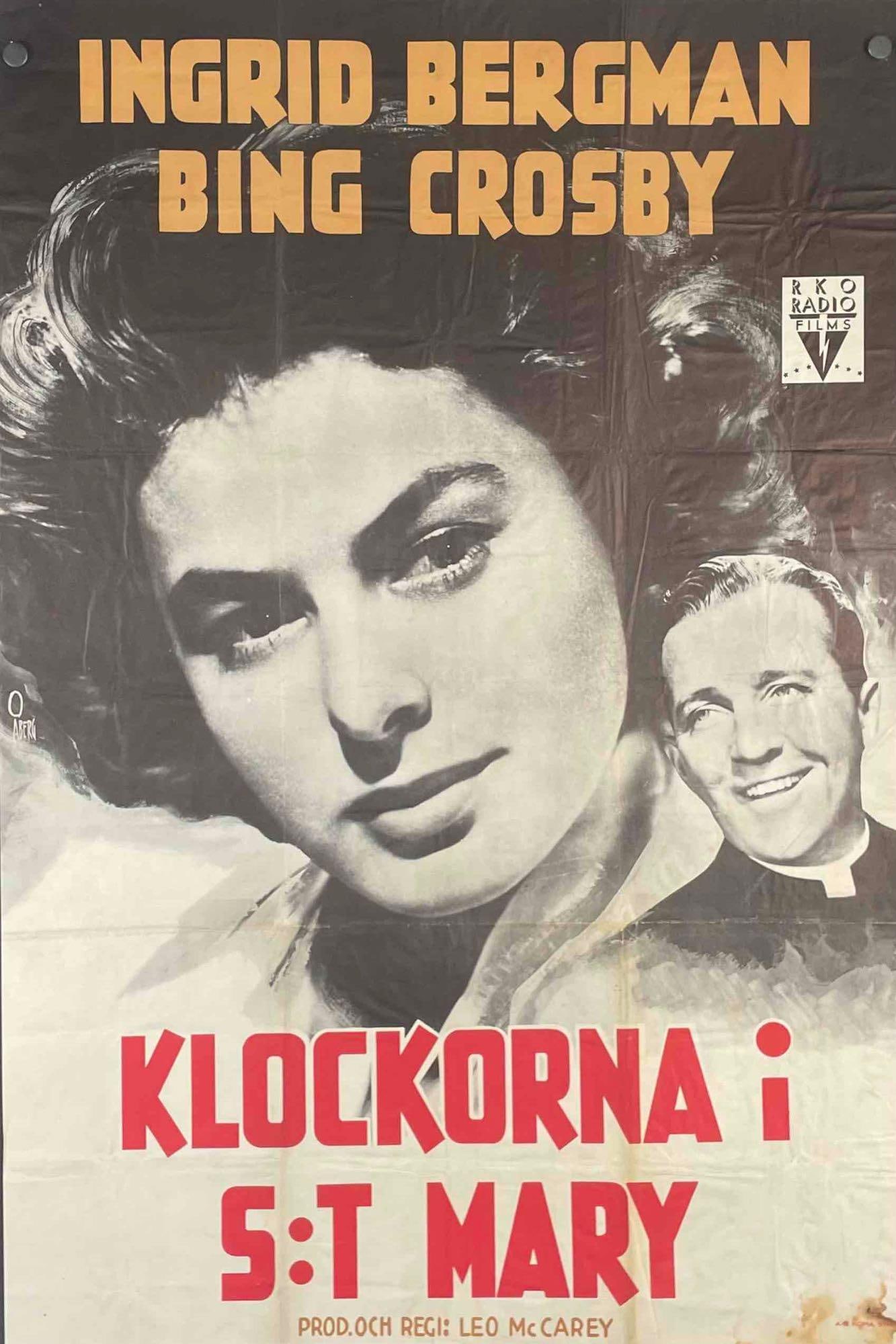 Original "Bells of St. Mary's" Movie Poster, 1945 (1 of 12)