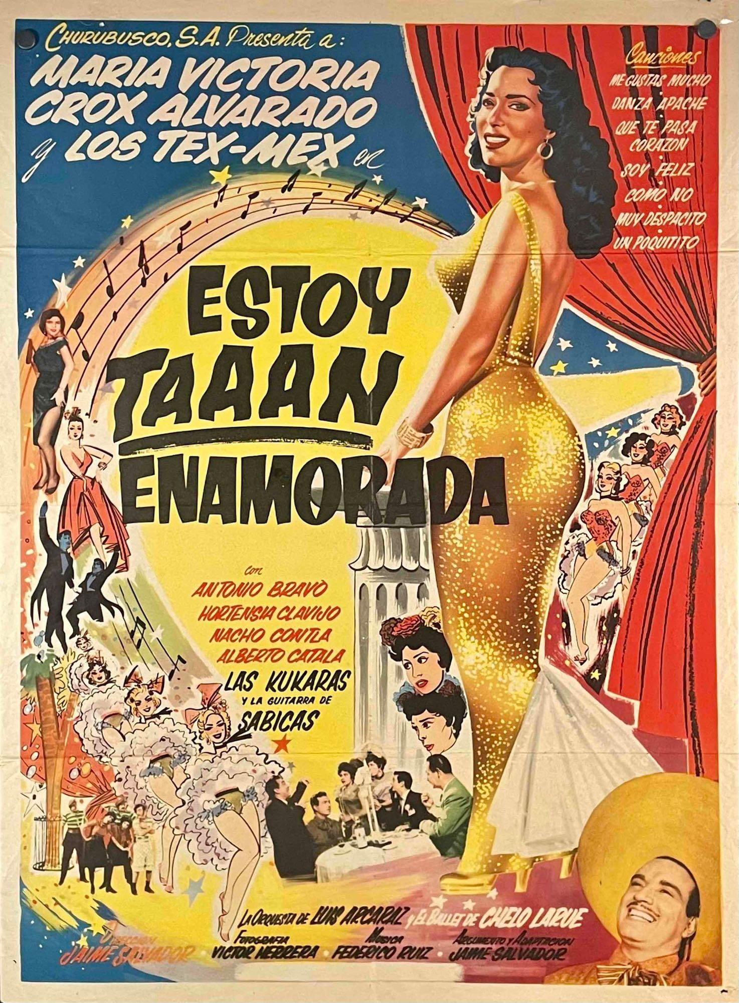 Original "Estoy Taan Enamorada" Mexican Movie Poster (1 of 9)