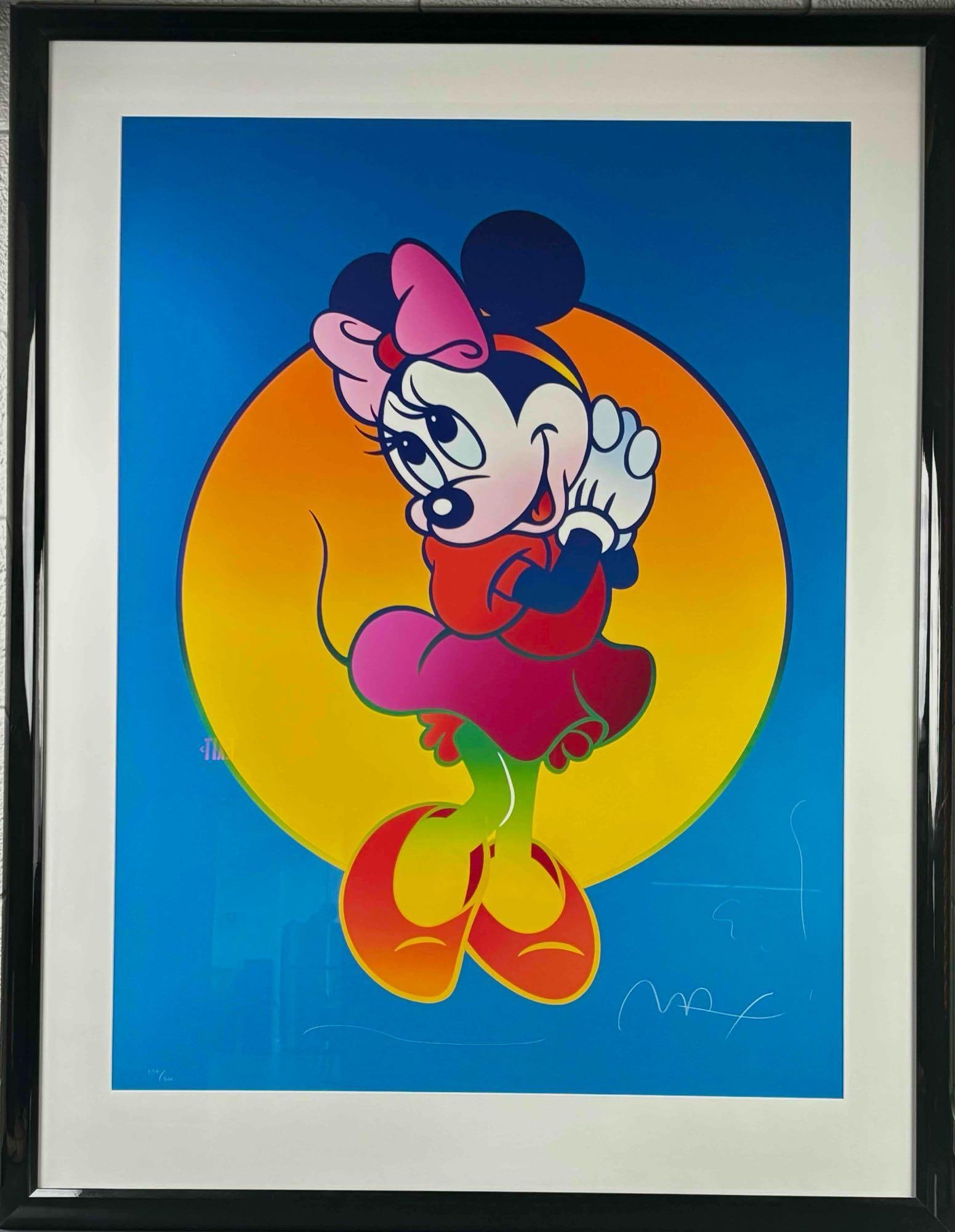 Original Peter Max Minnie Mouse Serigraph 1996 (1 of 9)