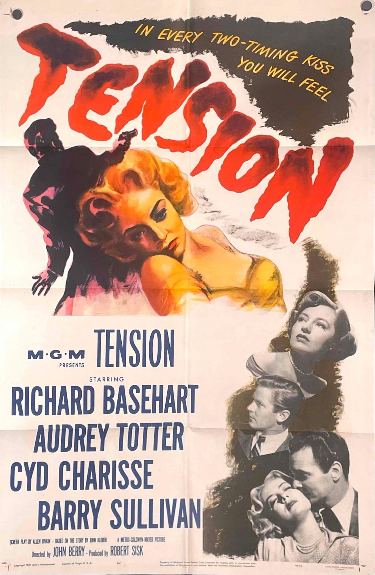Original "Tension" Movie Poster 1945 (1 of 9)