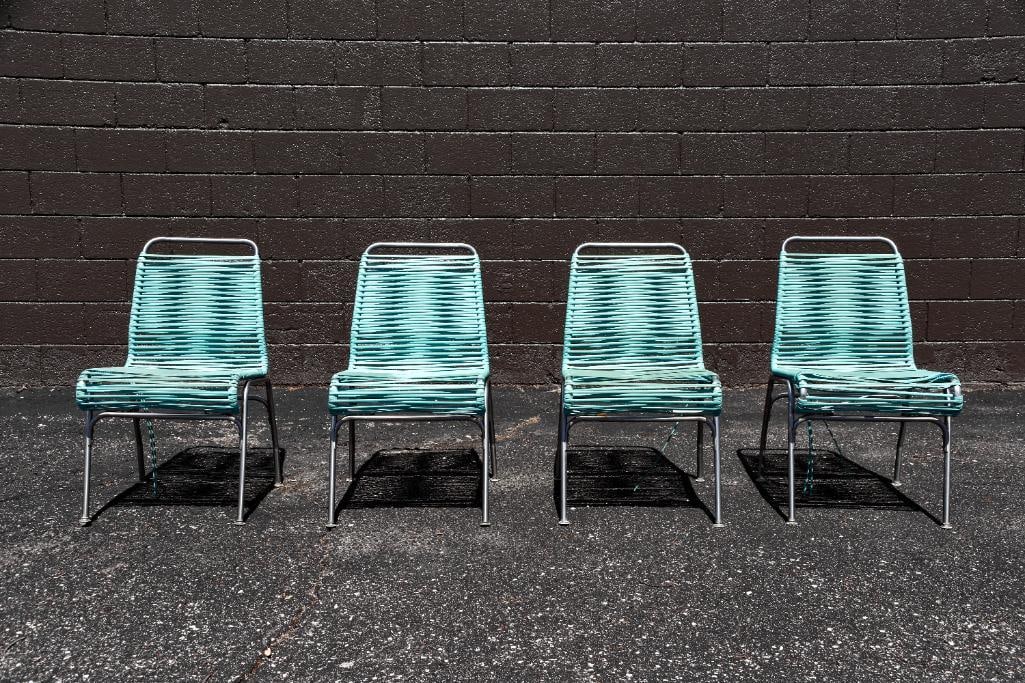 Set of Four 1960s Surfline Outdoor Chairs (1 of 12)