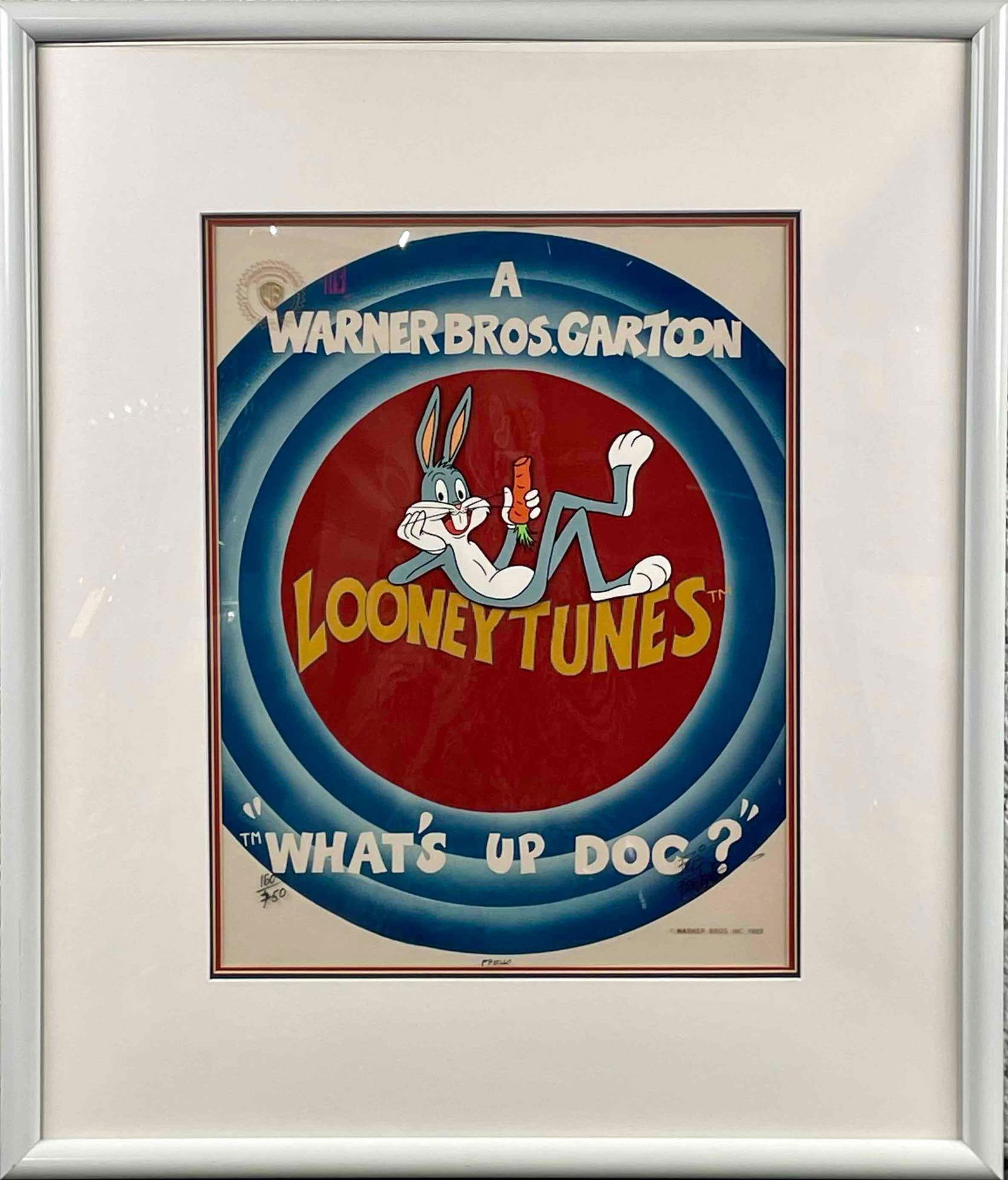 Original Friz Freleng Signed Warner Bros "What's Up Doc?" Animation Cel 1989 (1 of 10)