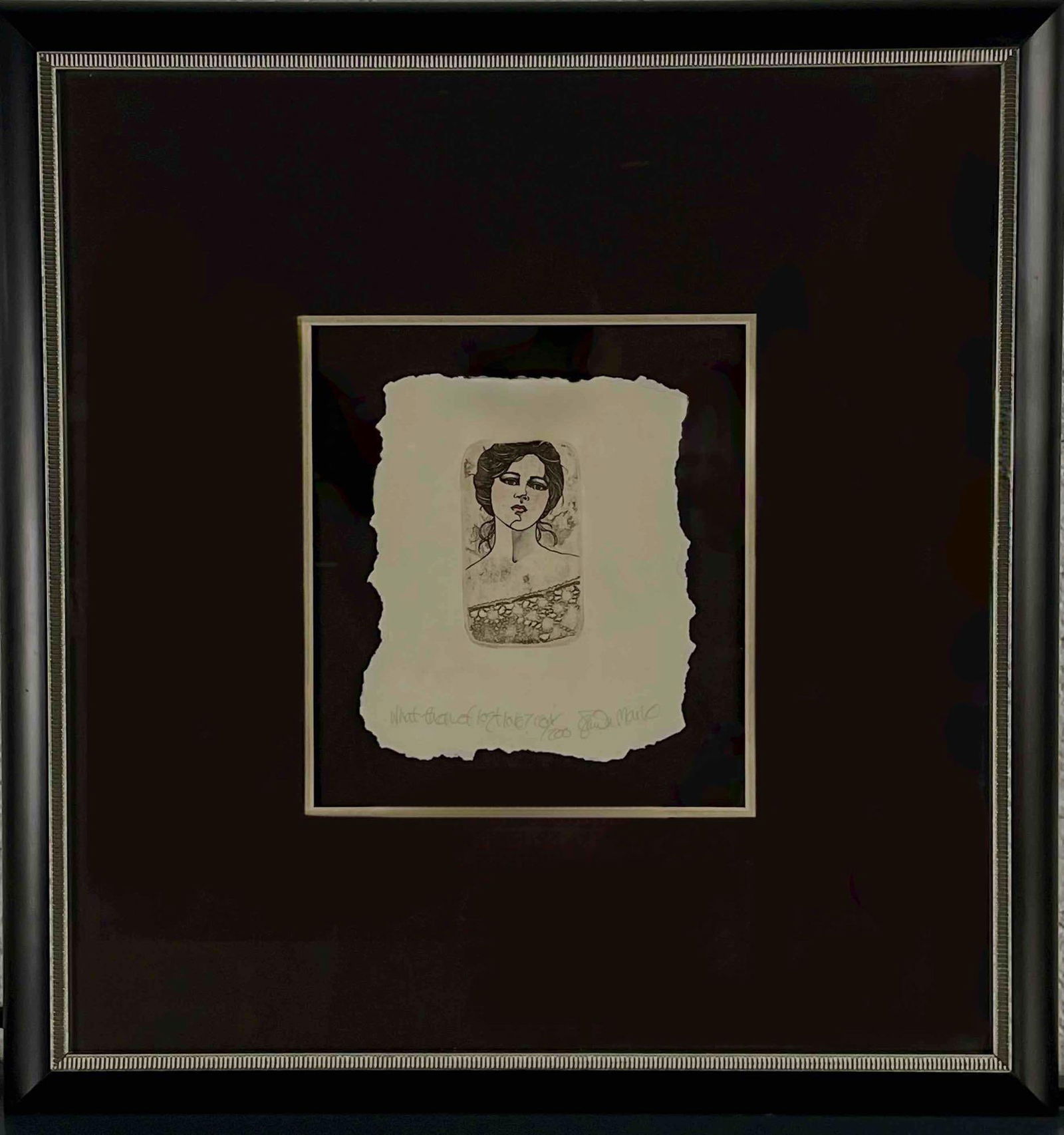 Embossed Paper and Mixed Media Art Piece (1 of 5)