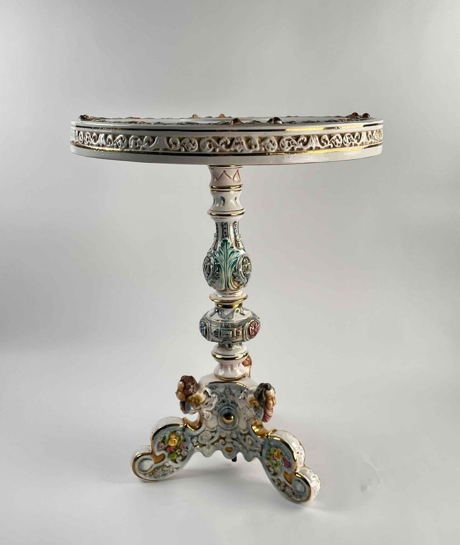 Italian Capodimonte Porcelain Table (1 of 10)