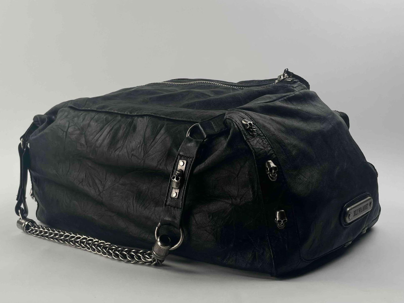 Thomas Wylde Black Leather Skull Bg (1 of 12)