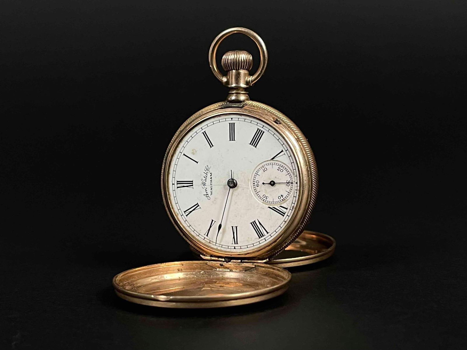 10K Gold American Watch Company Pocket Watch (Waltham) (1 of 12)