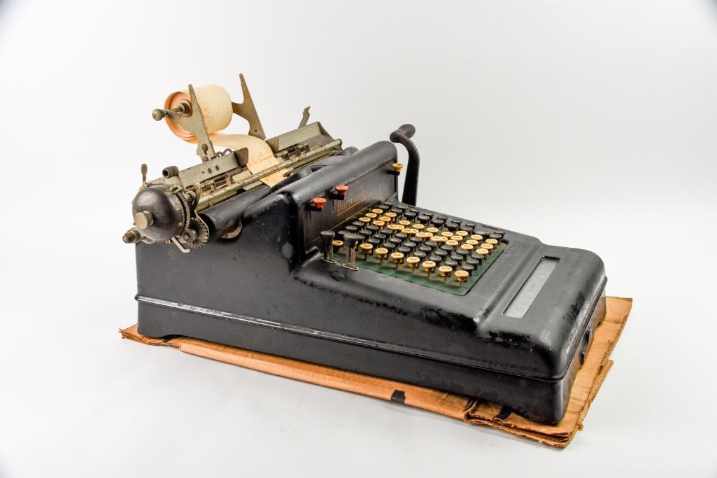 Cast Iron Burroughs Early Adding Machine (1 of 12)