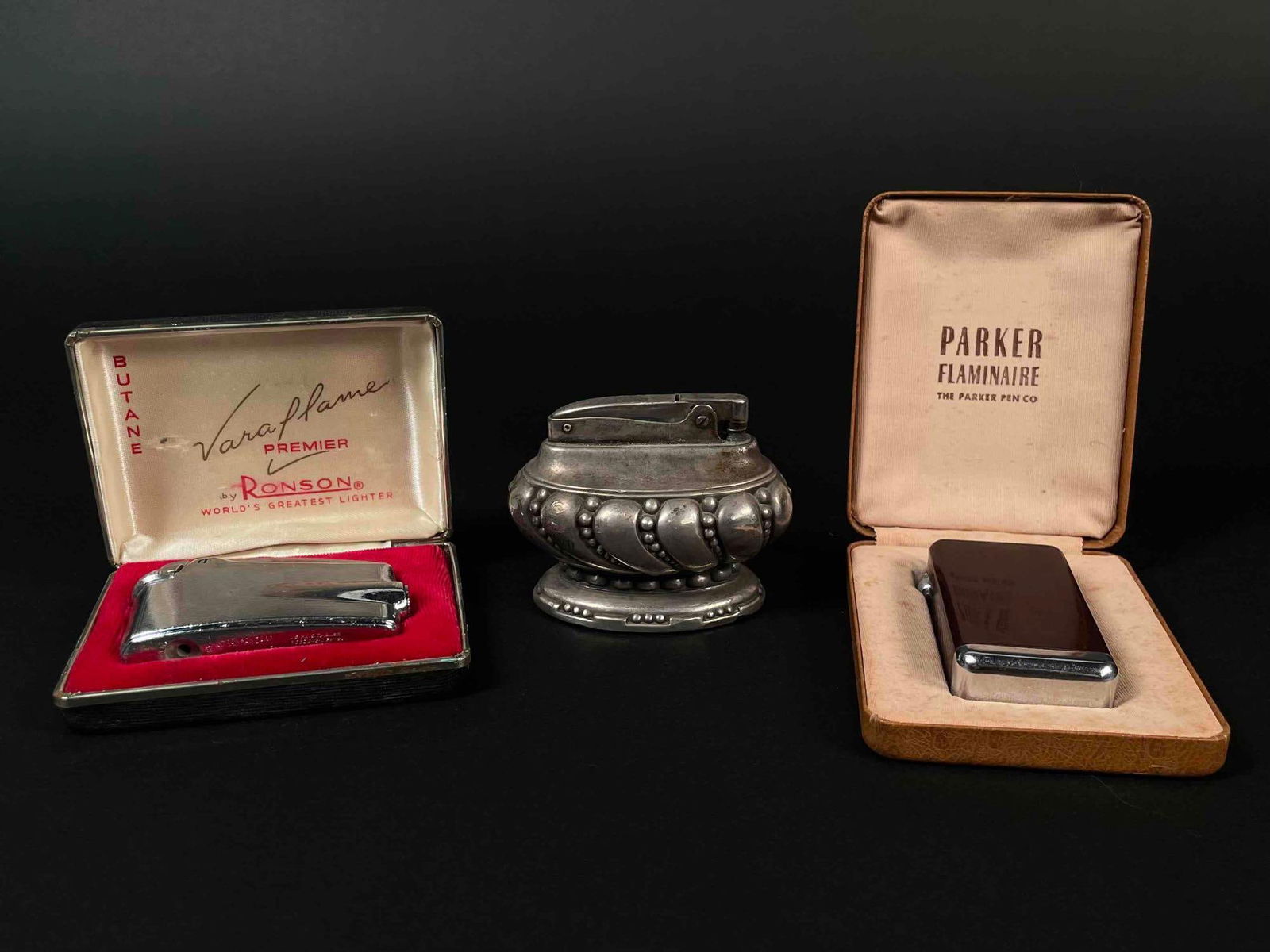 Three Vintage Lighters (Ronson and Parker) (1 of 11)