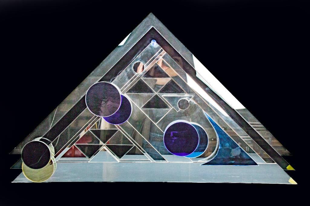 Post Modern Mirror Sculpture (1 of 9)