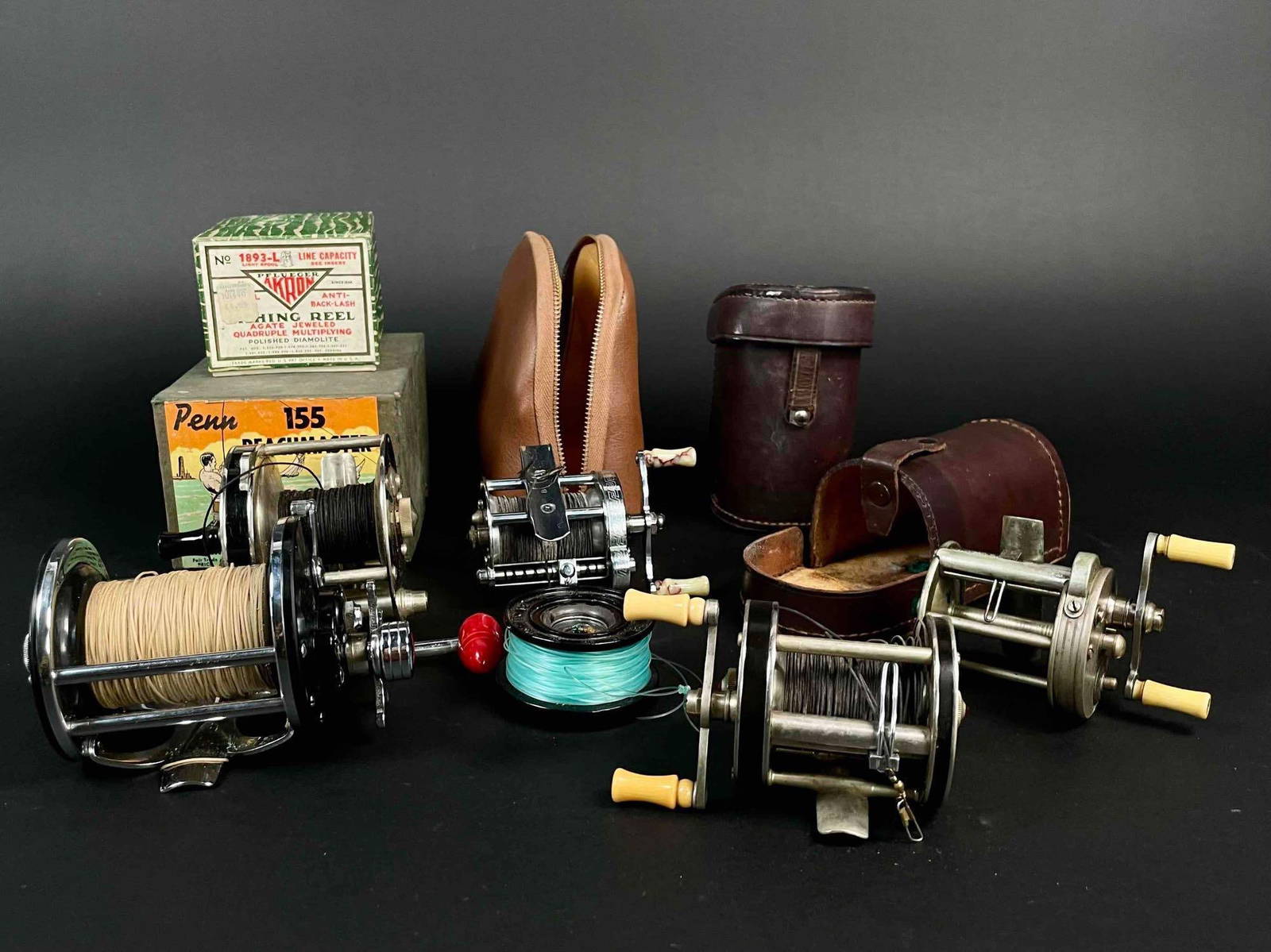 Assorted Vintage And Antique Fishing Reels Auction