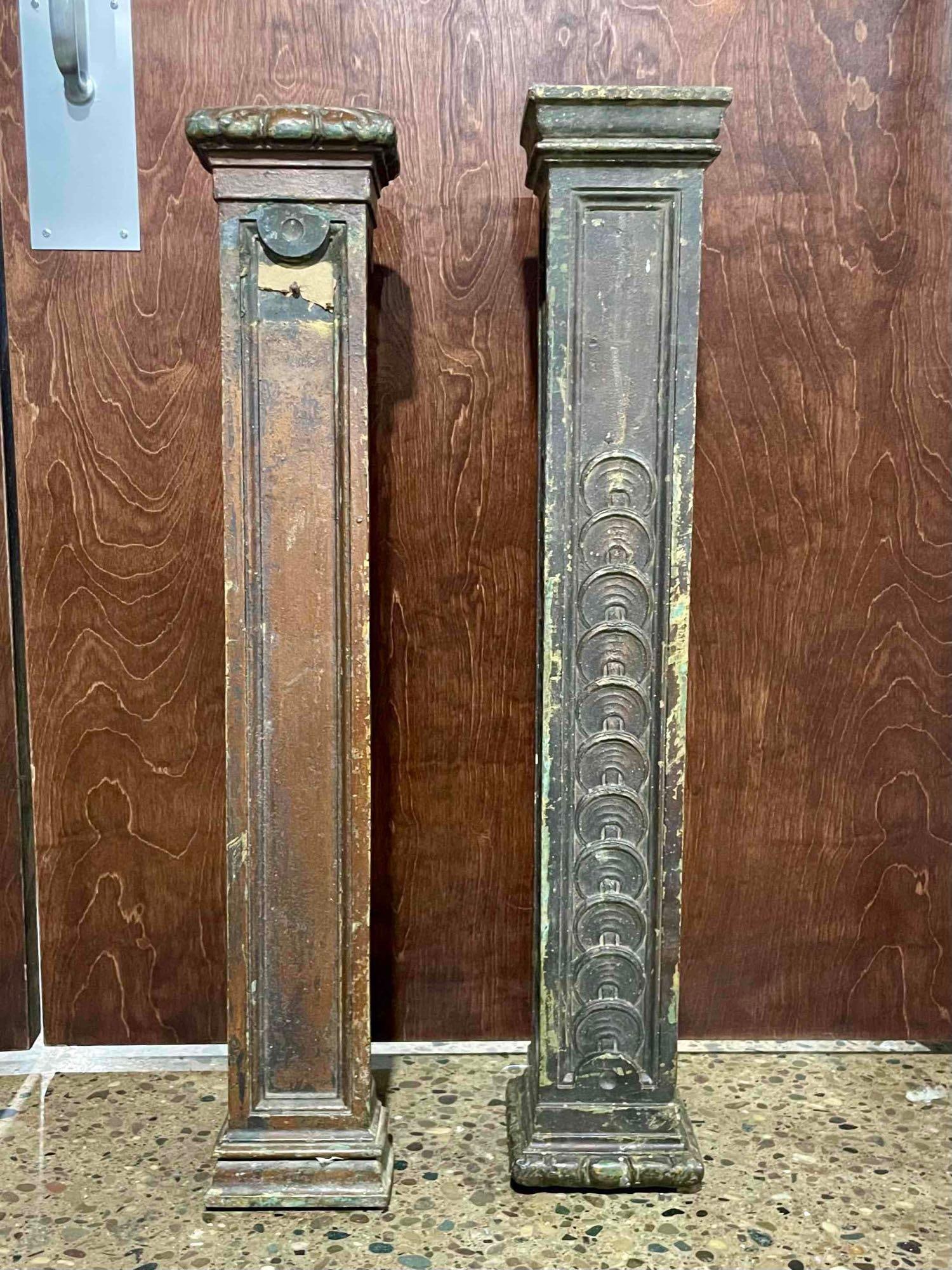 Pair of Architectural Salvaged Pillars (Packard Plant Detroit, Mi) (1 of 8)