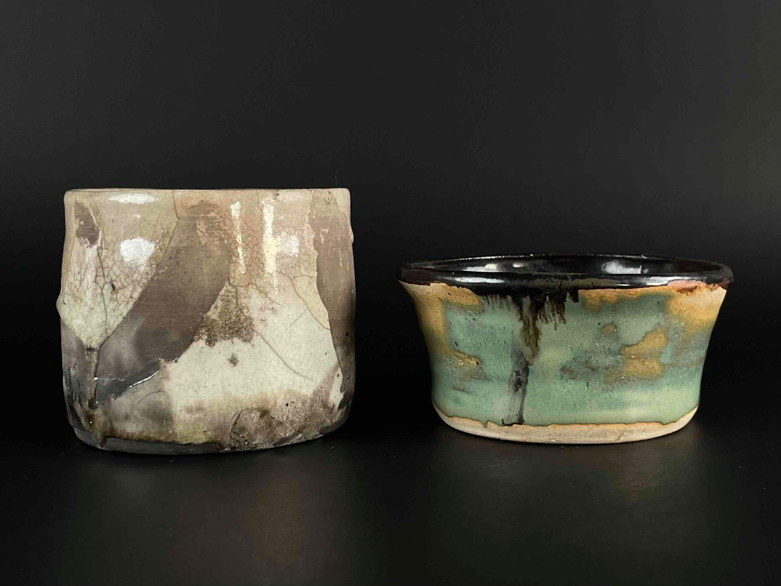 Pair of Handmade Ceramic Pottery Bowls (1 of 9)