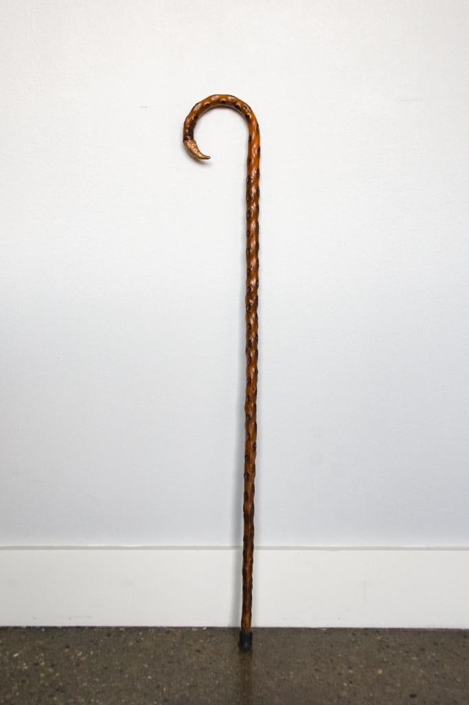 Antique 14K Gold Shepherds Crook Walking Stick (1 of 12)