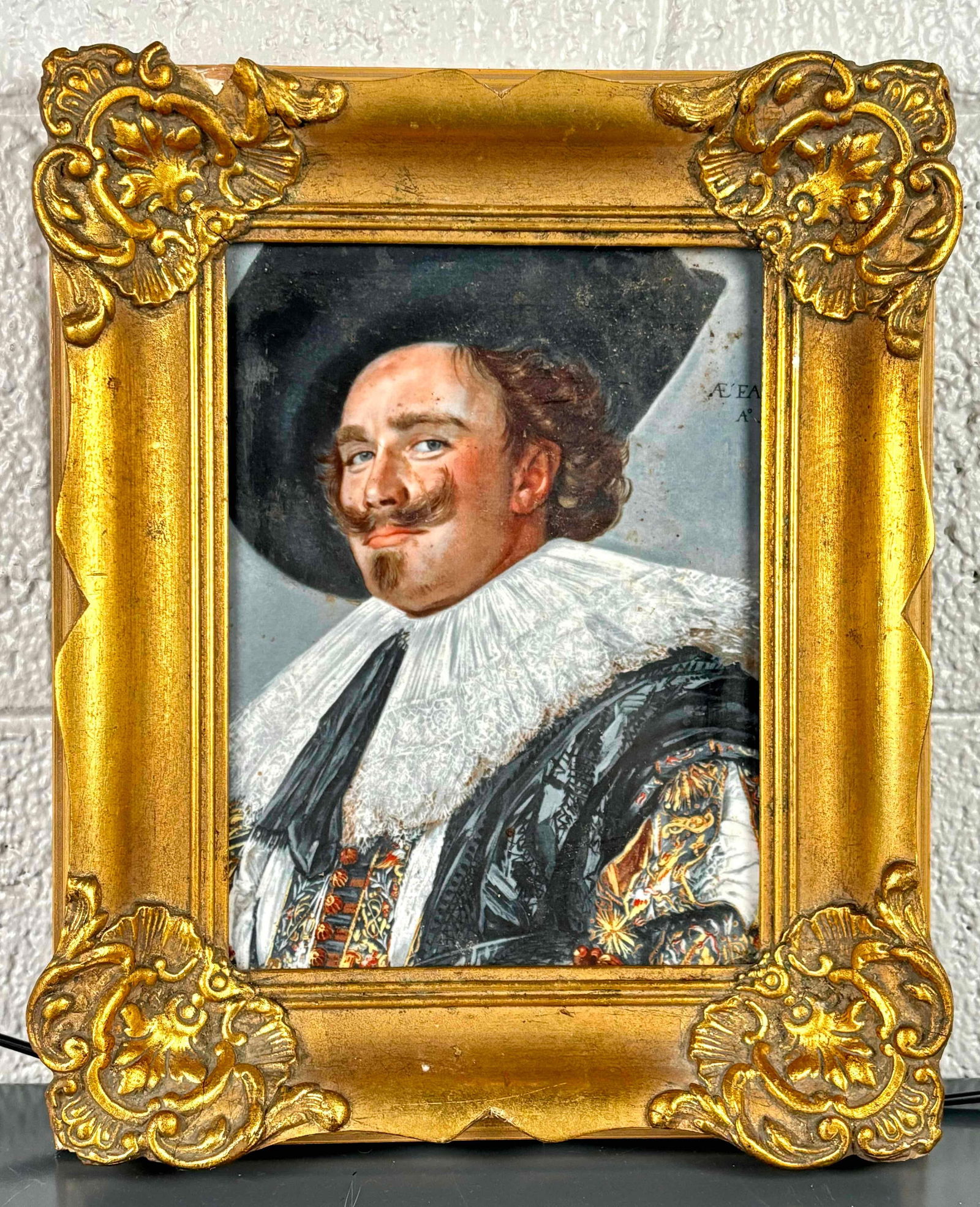 RPM Germany Porcelain Tile Plaque The Cavalier Portrait (1960s) (1 of 8)