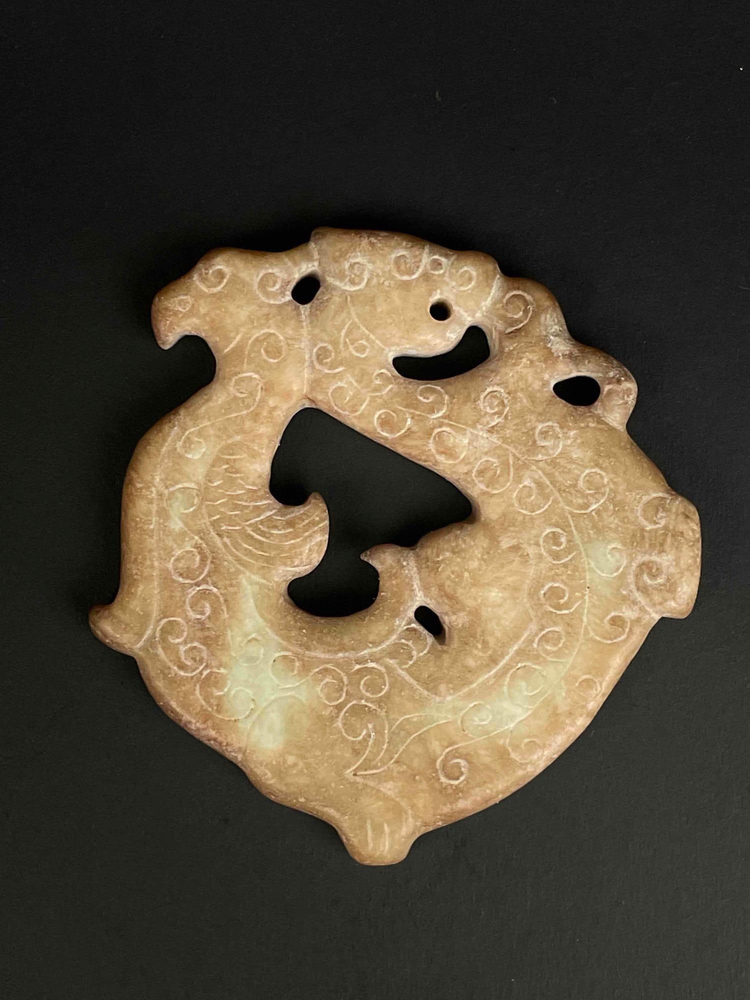 Chinese Carved Stone Medallion (1 of 8)