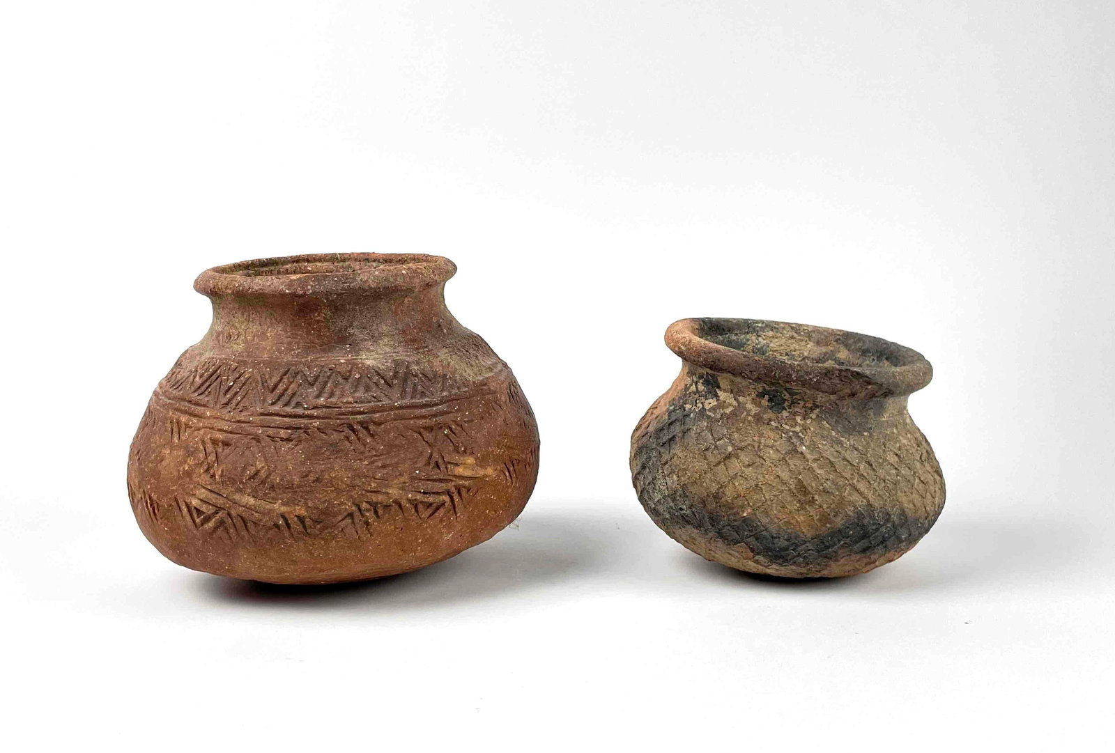 Two Terracotta Pots 18th Century Thailand (Ayudhaya Period) (1 of 12)