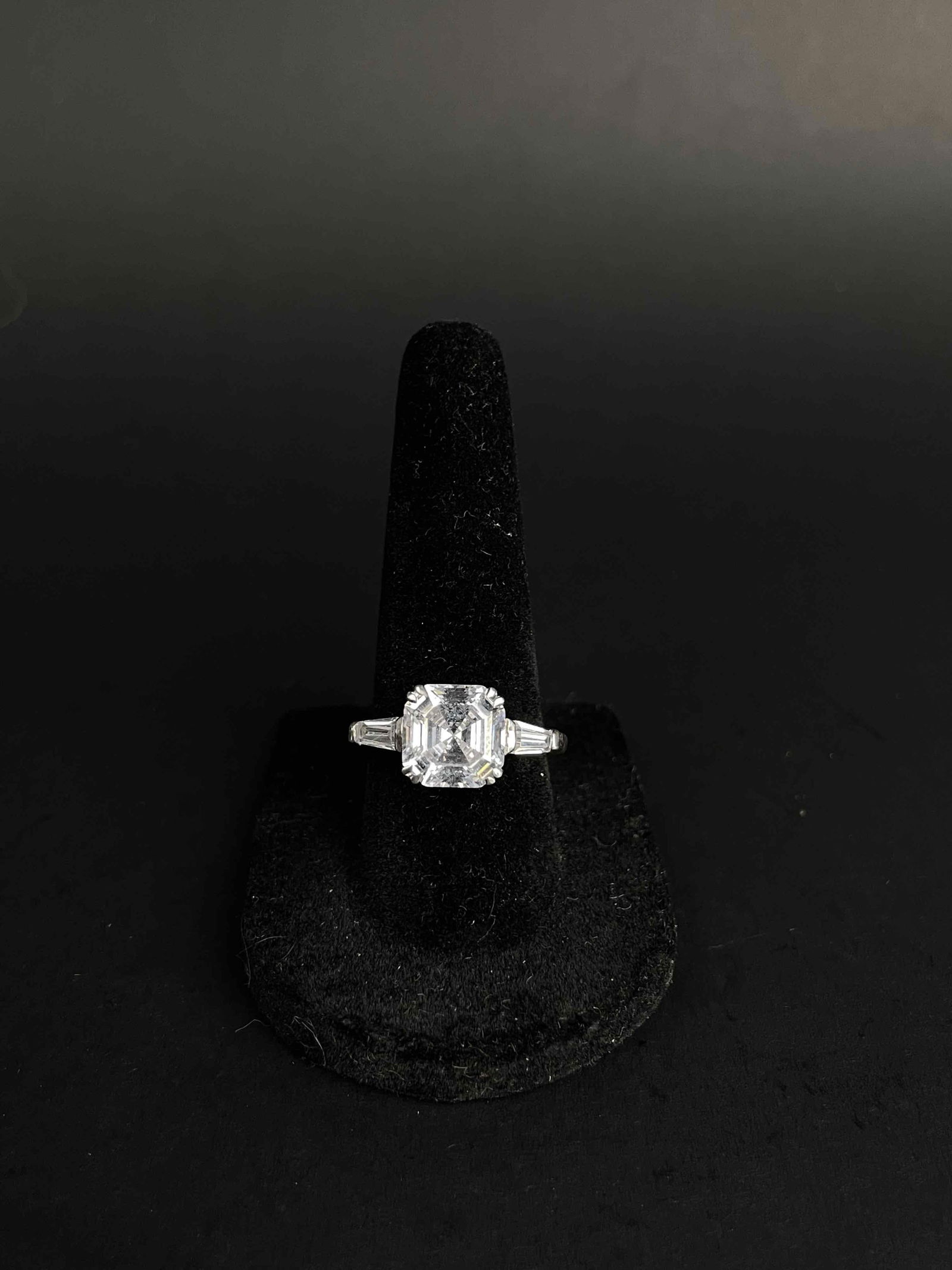 14K White Gold Cubic Zirconia Ring (1 of 10)
