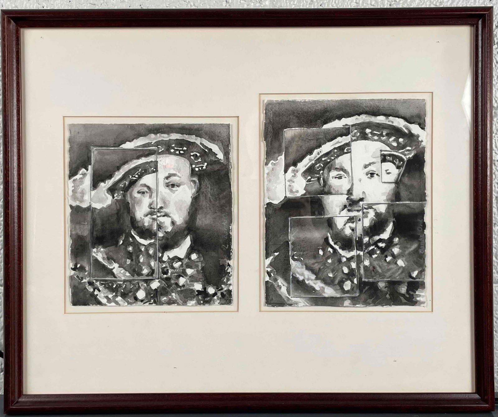 Linda Banks Ord "Division Series, Henry VIII" Watercolor 1990 (1 of 8)