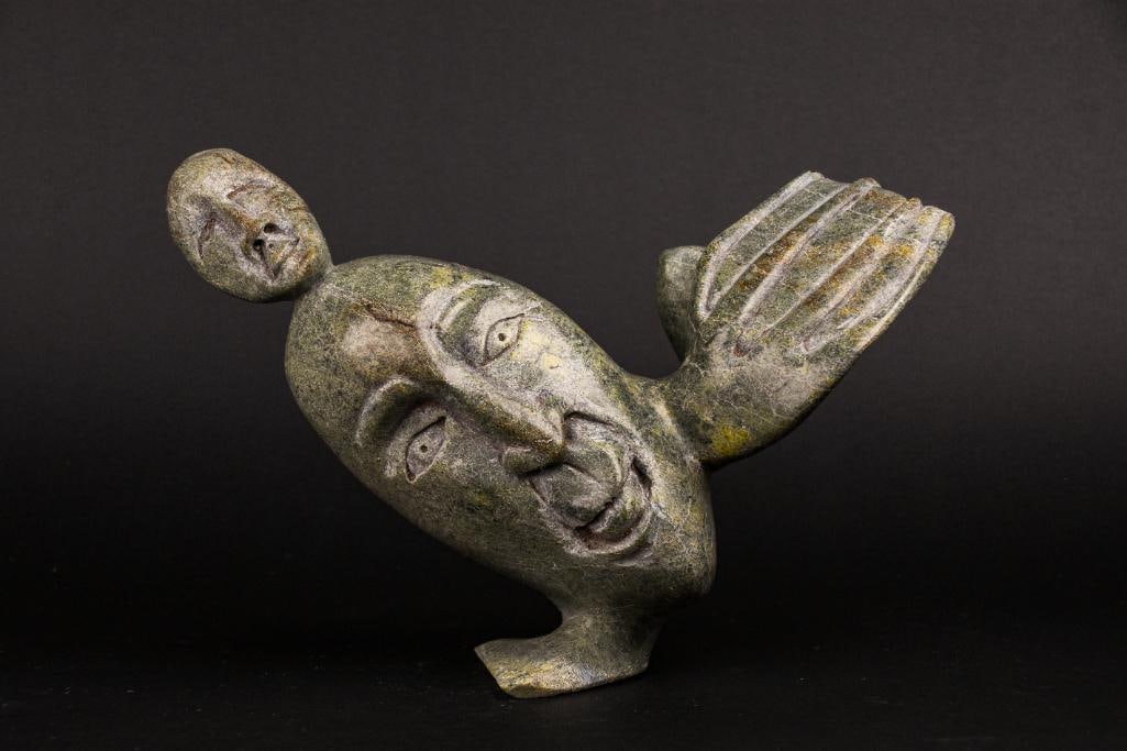Inuit Spirit Carving (Ashoona, Cape Dorset/Kinngait) (1 of 9)