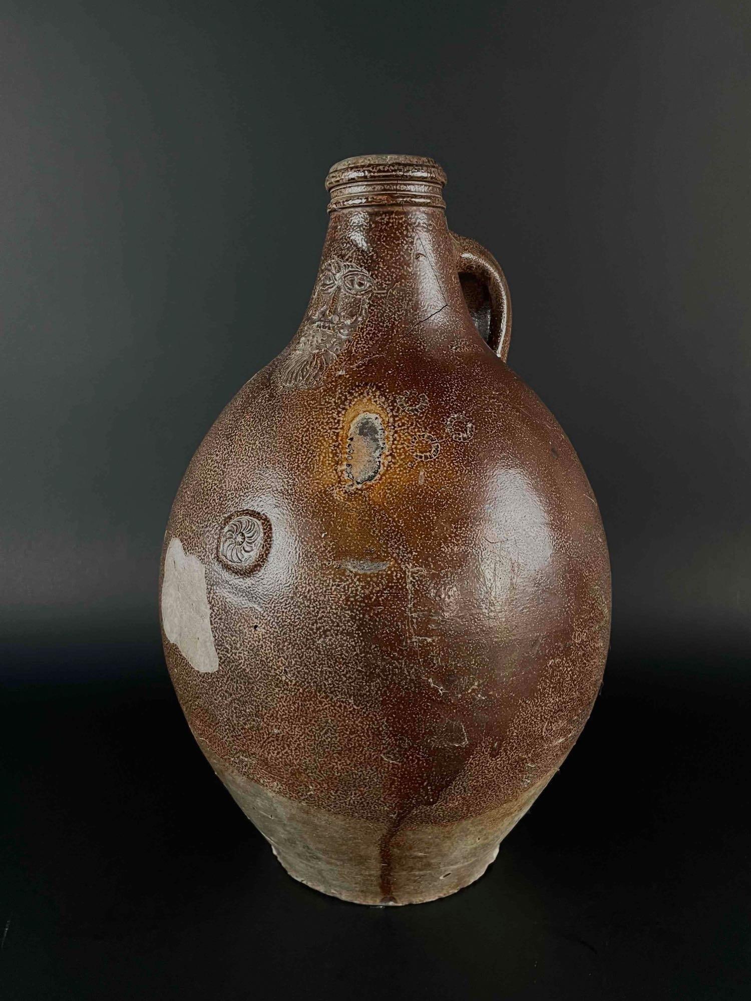 Large Bellarmine Jug (Germany, 17th/18th Century) (1 of 12)