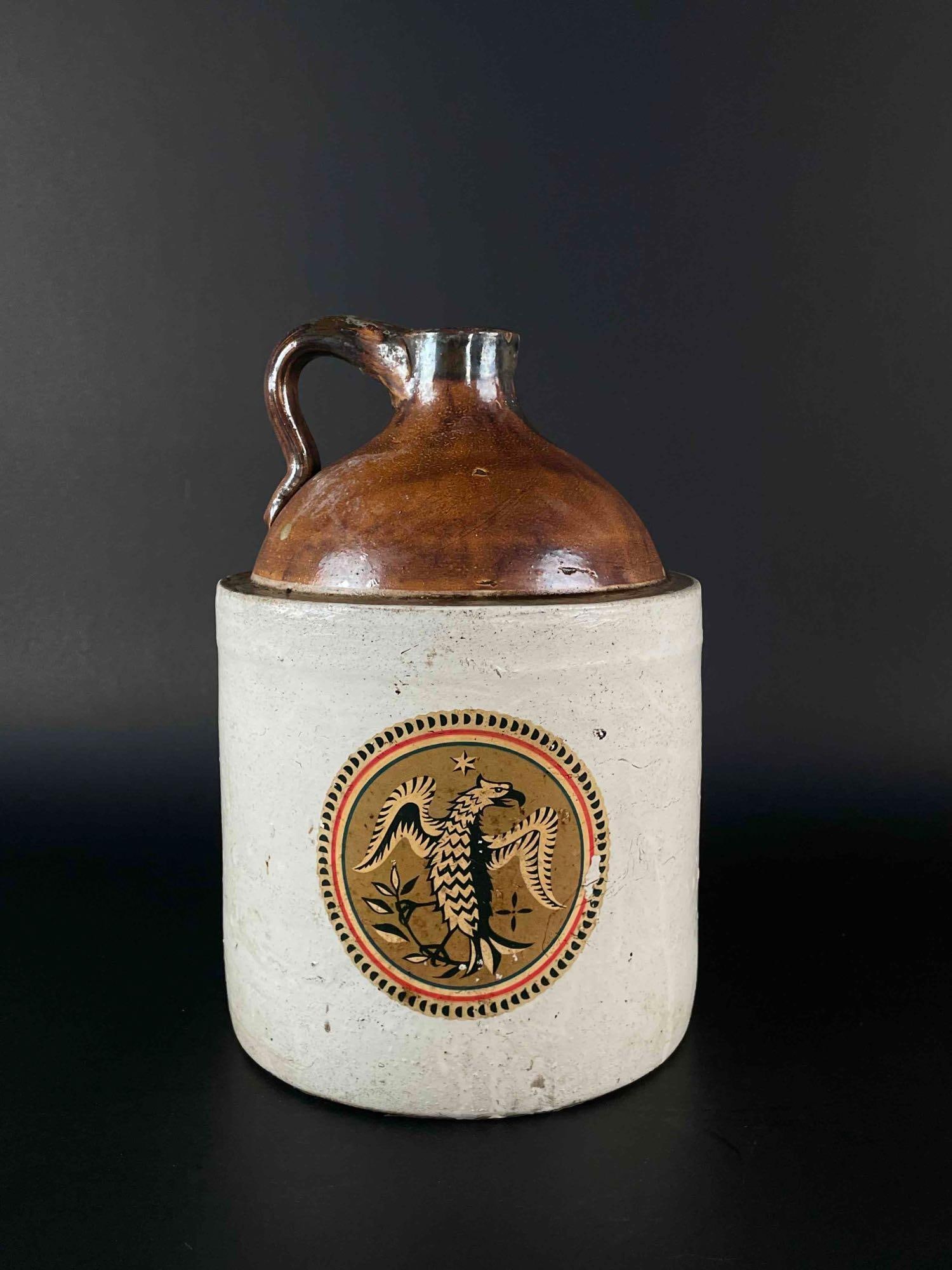 Salt Glaze Shoulder Jug Crock (1 of 7)