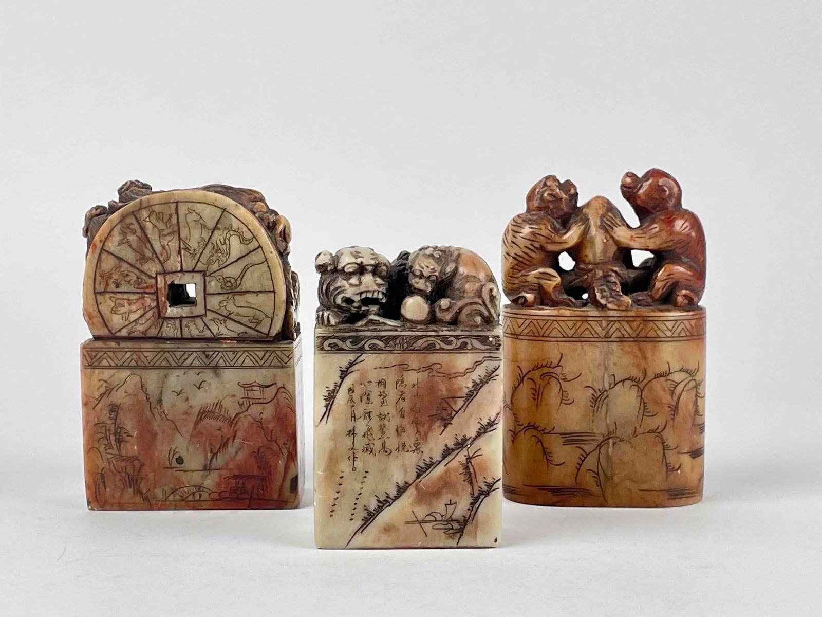 Three Chinese Stone Seals (1 of 12)