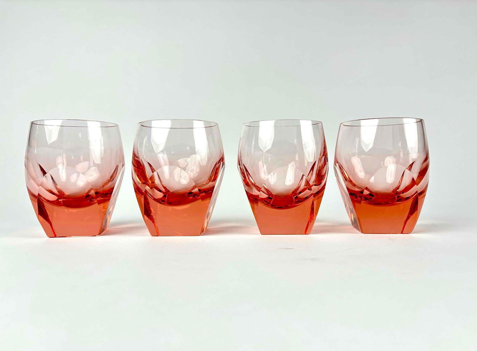 Moser Crystal Rosalin Double Old Fashion (4pc LOT) (1 of 8)