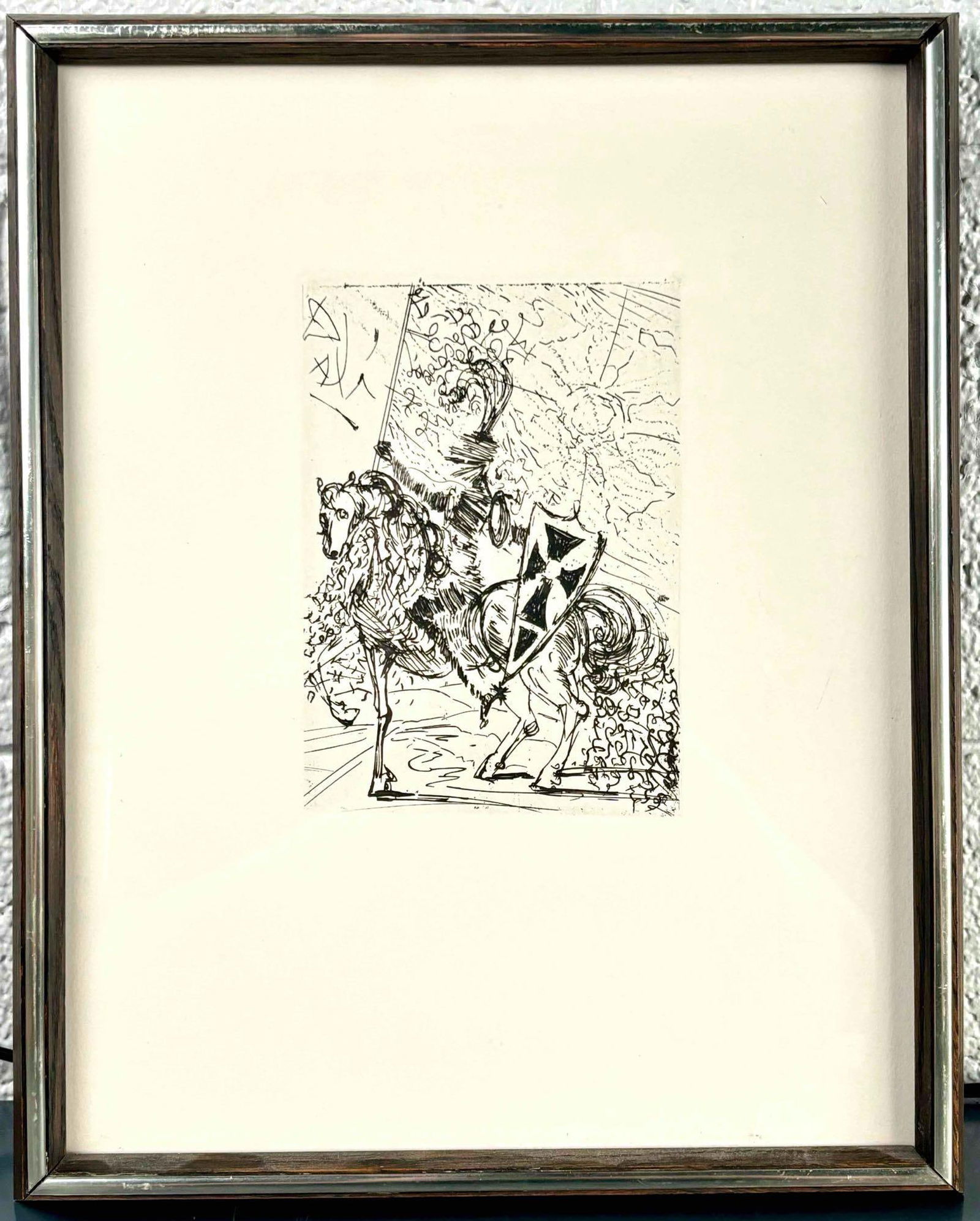 Salvador Dali (1904-1989) - El Cid, Signed Original Etching with COA (1 of 8)