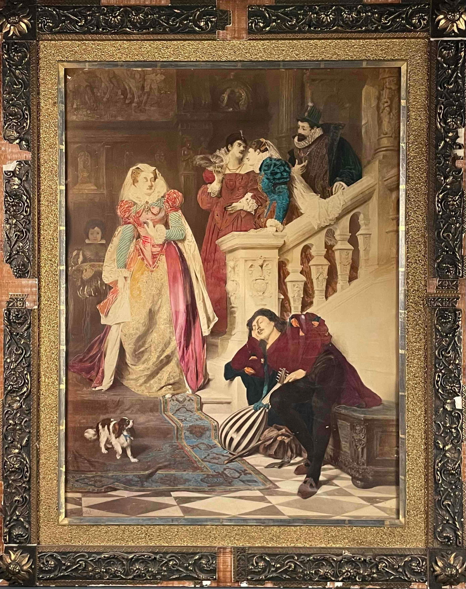 DAVID NEAL (1838-1915, Munich) Victorian Painting (1 of 12)