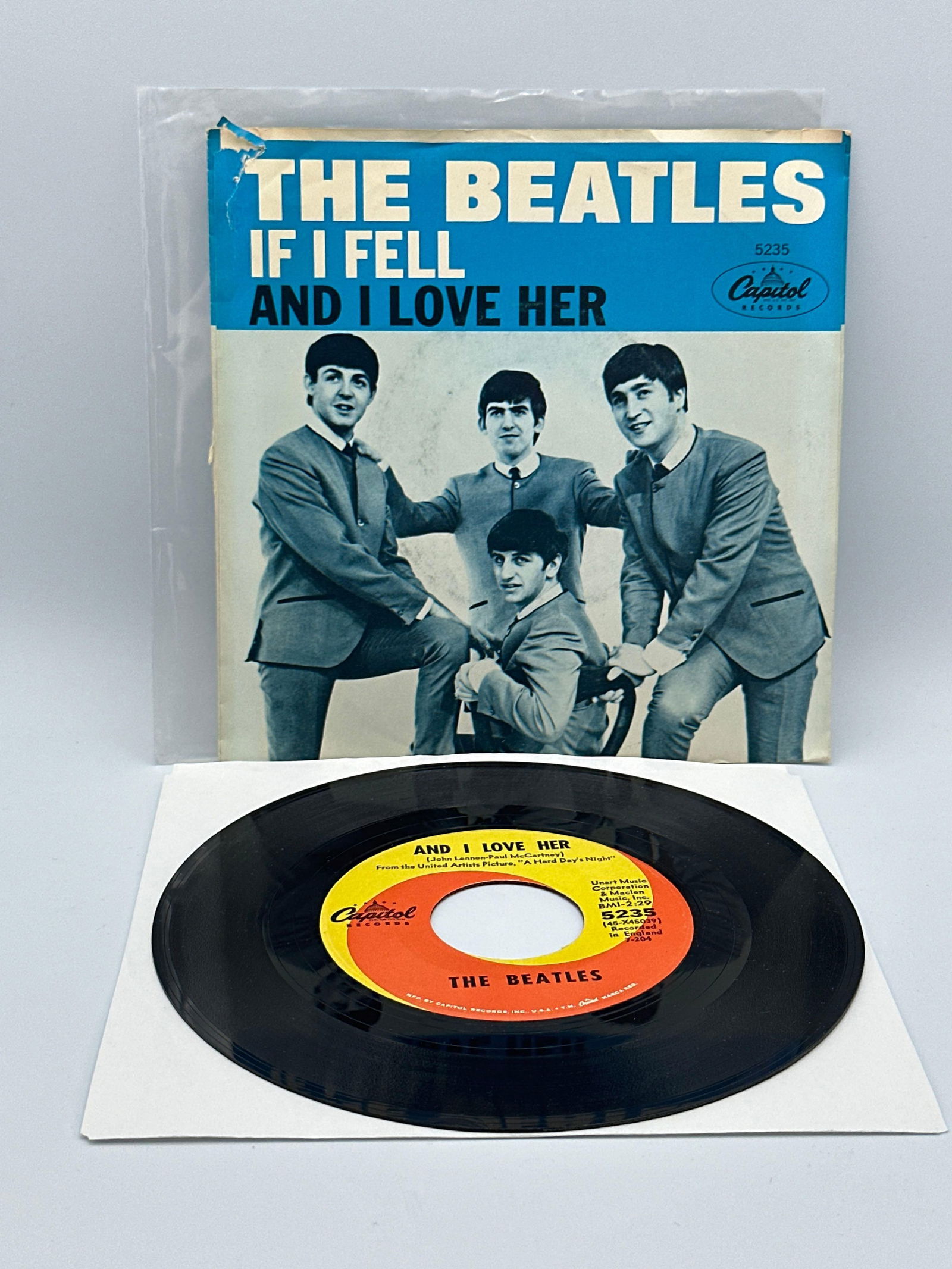 The Beatles: If I Fell and I Love Her Record (1 of 9)