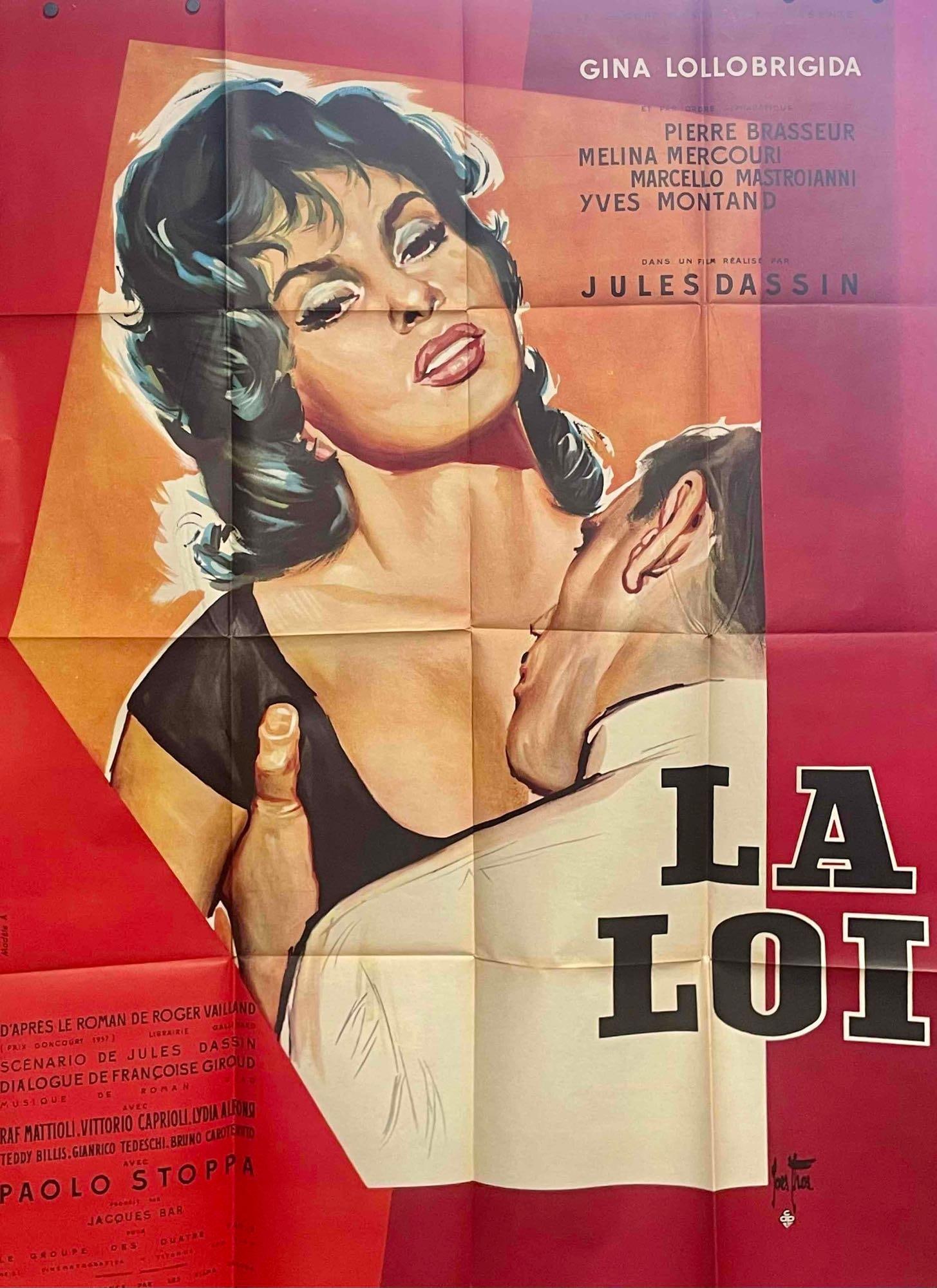 Original "The Law" (La Loi) Movie Poster 1959 (1 of 12)