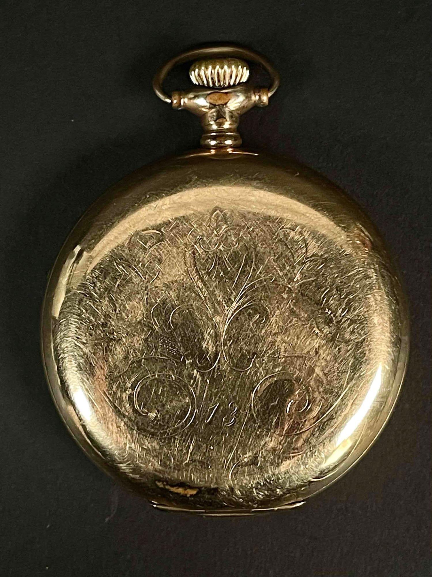Antique 14K Gold Plated Pocket Watch Case (1 of 10)