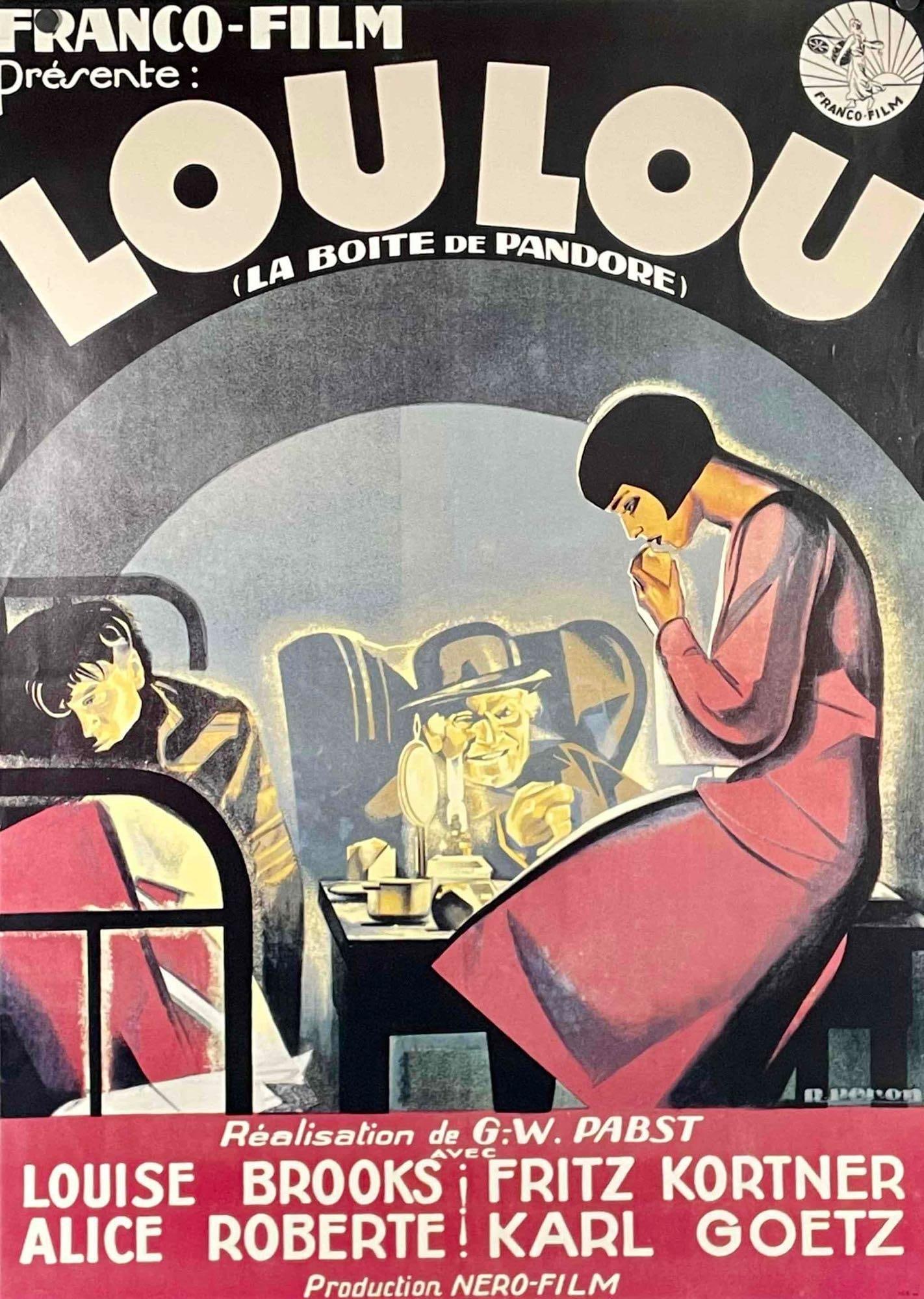 Original "Pandora's Box" Franco-Film Poster (Louise Brooks, 1929) (1 of 7)