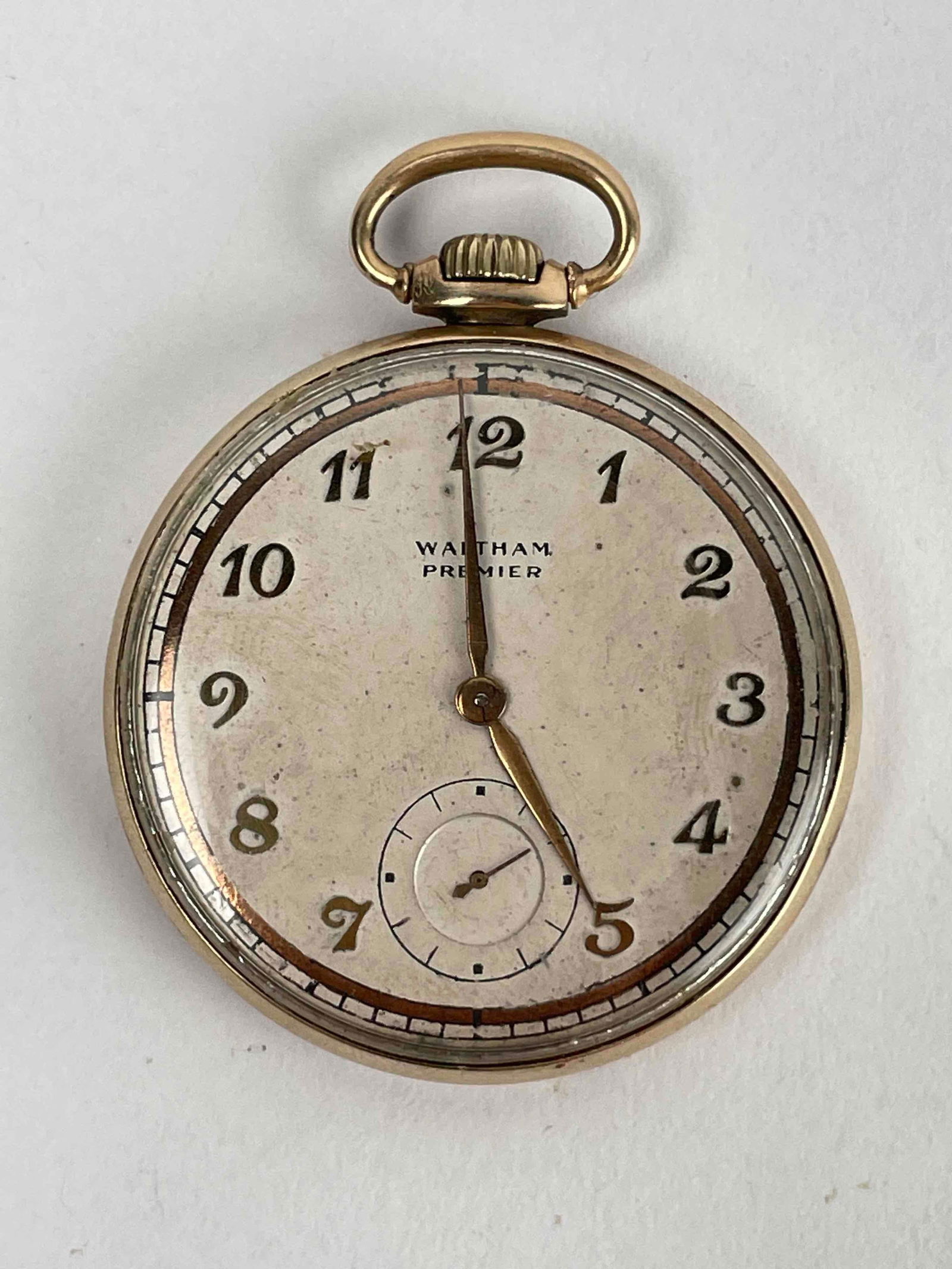 Waltham Premier 10K Gold Filled Pocket Watch (1 of 8)
