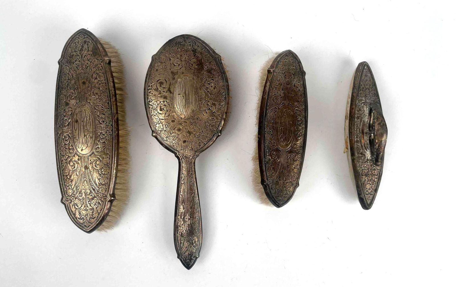 Victorian Sterling Silver Brush Set (1 of 12)