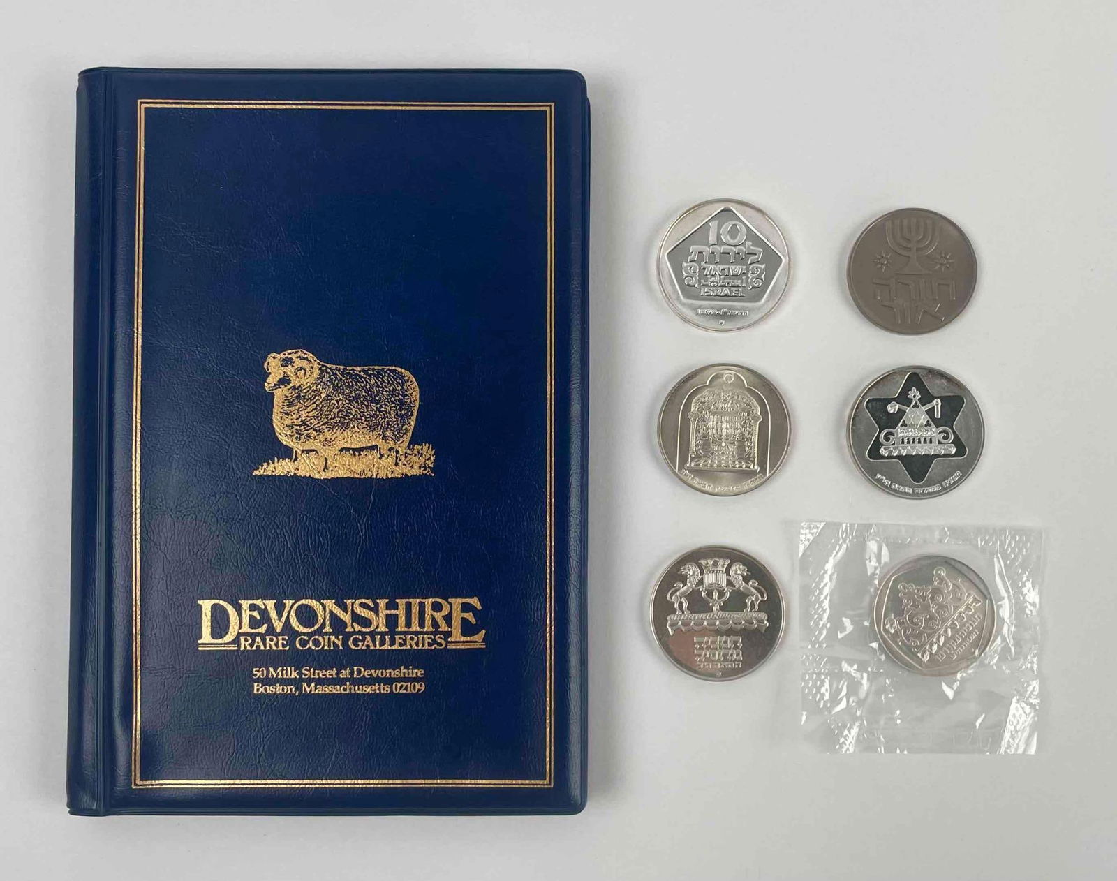 Assorted Israeli Coinage and Devonshire Rare Coin Galleries (1 of 8)