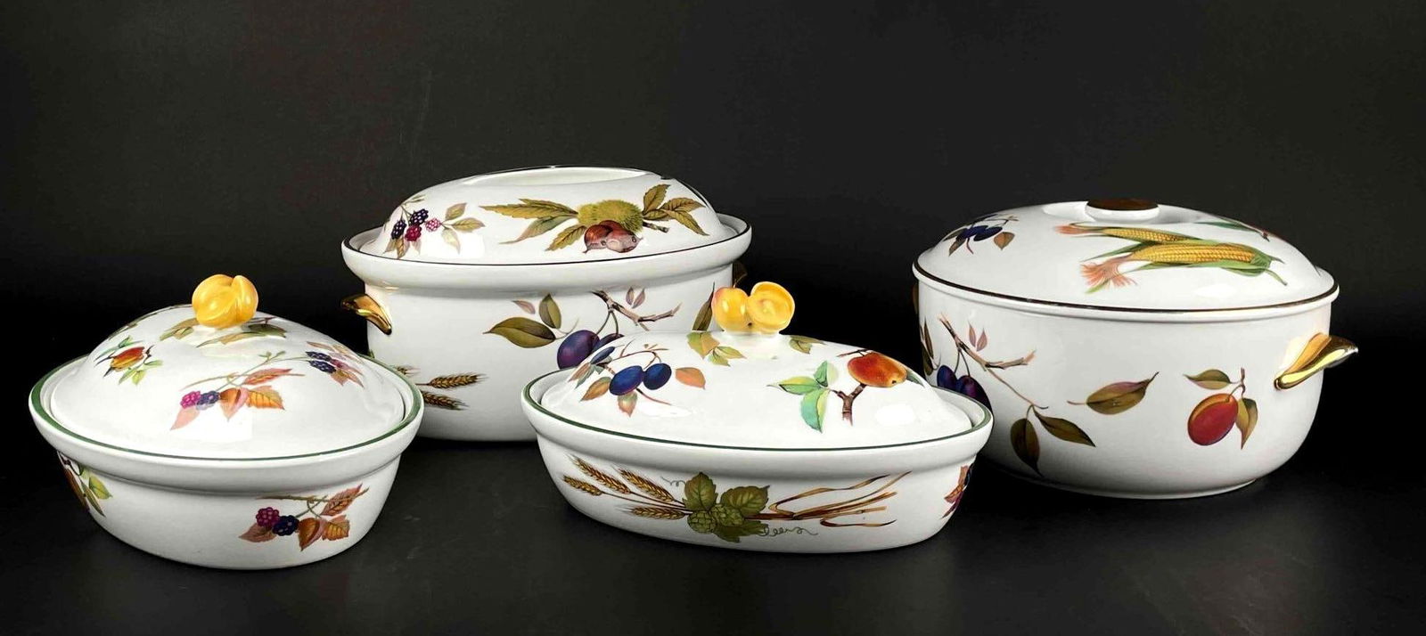 Royal Worcester "Evesham Vale" Covered Serving Dishes (1 of 12)