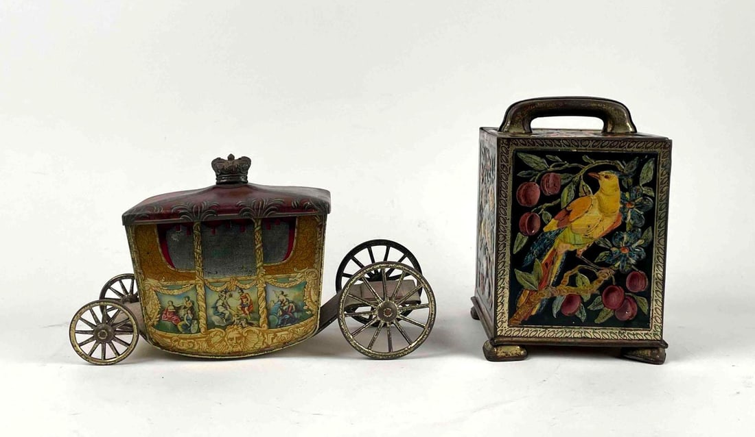 Pair of W.R. Jacob and Co. Biscuit Tins (1 of 12)