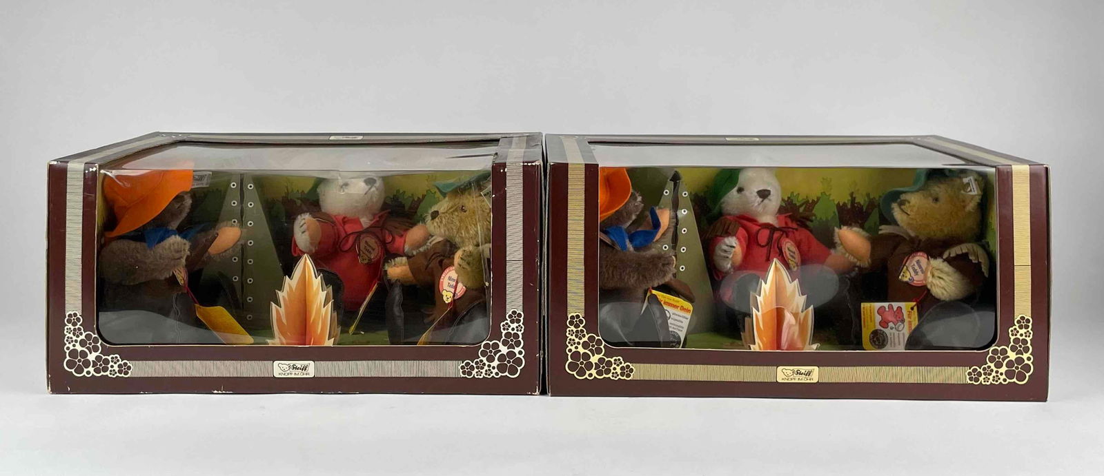 Two Steiff Nimrod Teddy Sets in Original Packaging (N. 989, 979) (1 of 11)