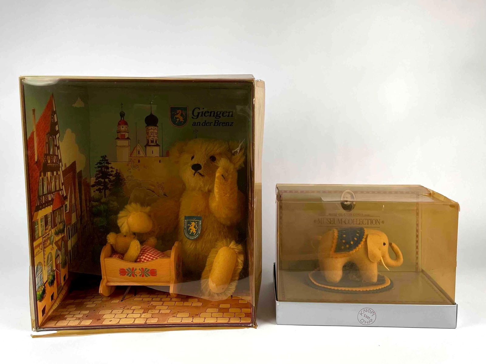 Steiff 1906 Replica Teddy Bear and 1880 Filzelefant Replica (1 of 12)