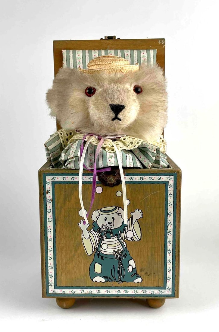 Juggles the Bear Jack in the Box "Be a Clown" (Pat Fye 1984) (1 of 12)