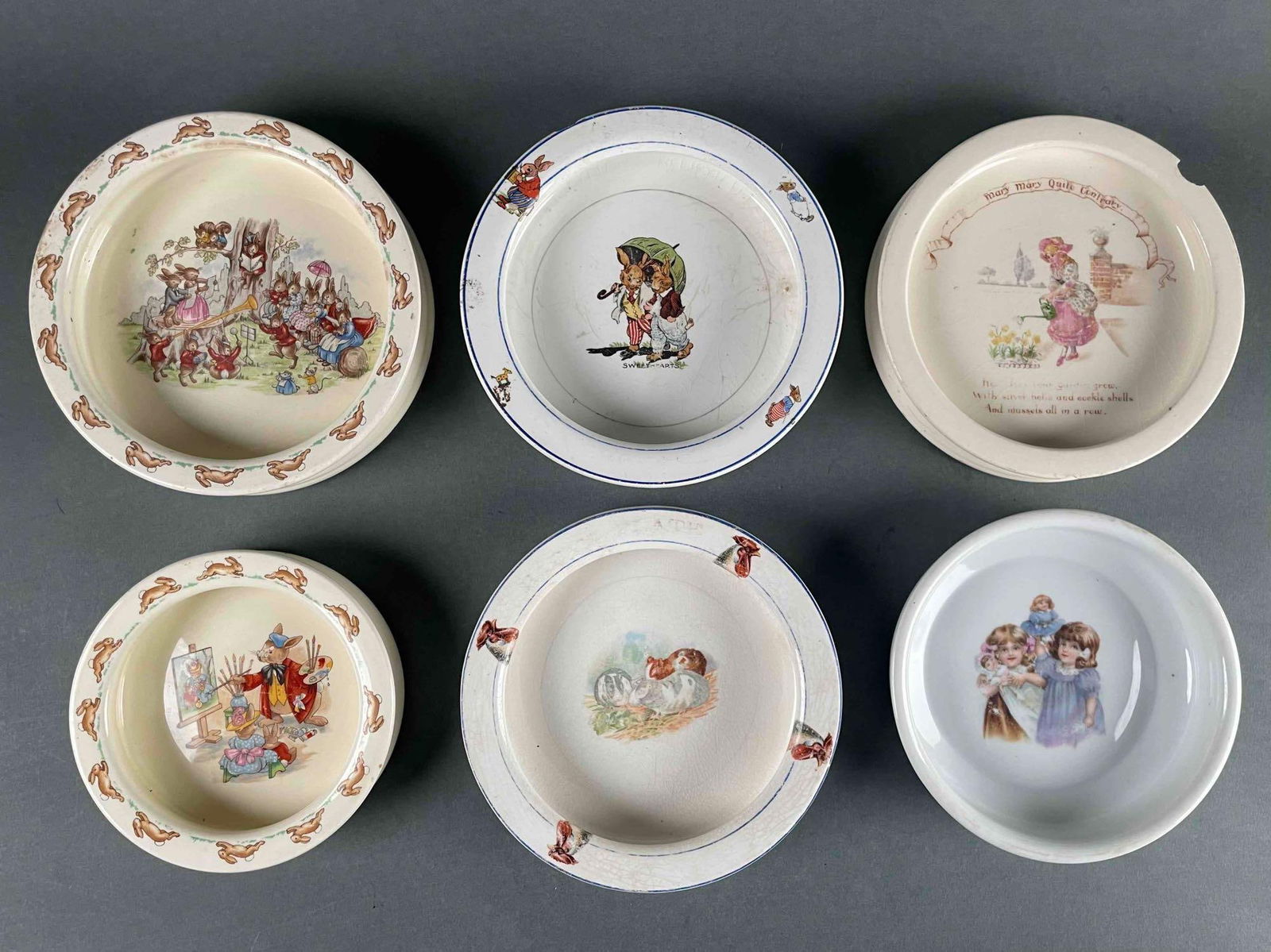 Antique Nursery China (Royal Doulton, Bunnykins) (1 of 12)