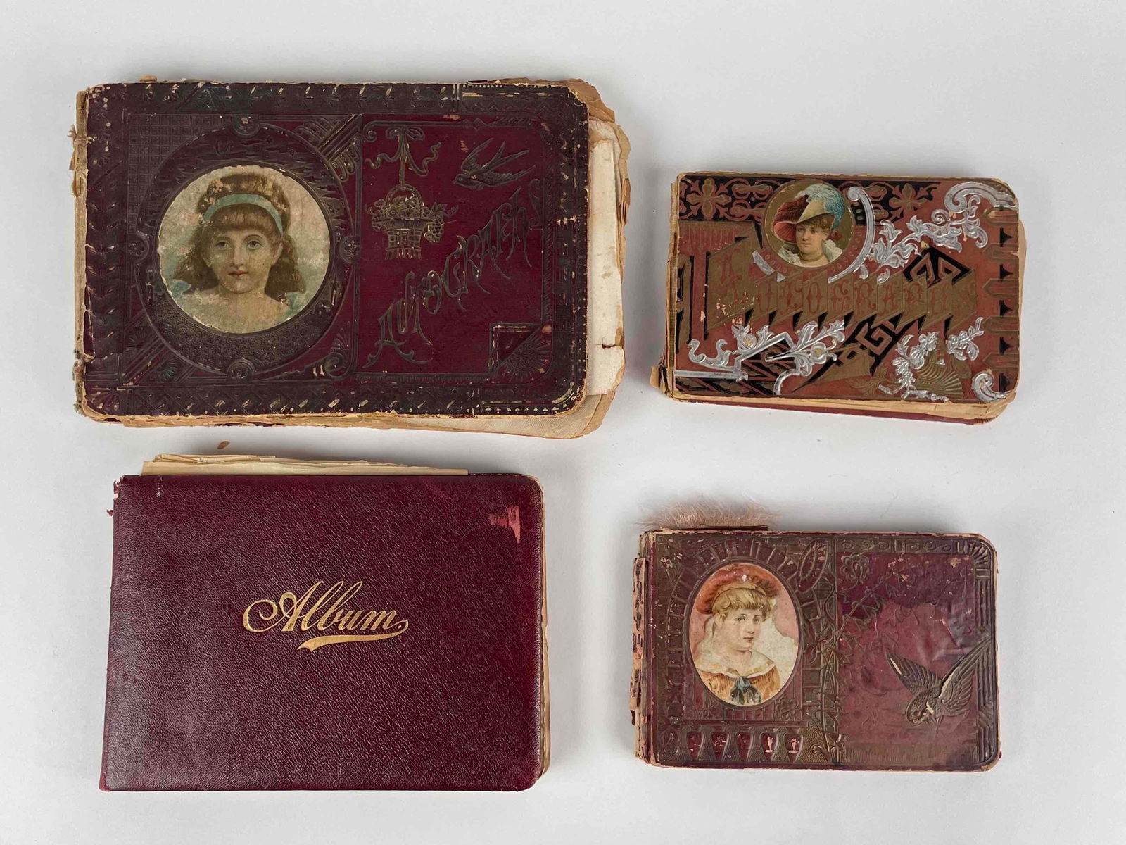 Four Victorian Autograph Books (1800s) (1 of 12)