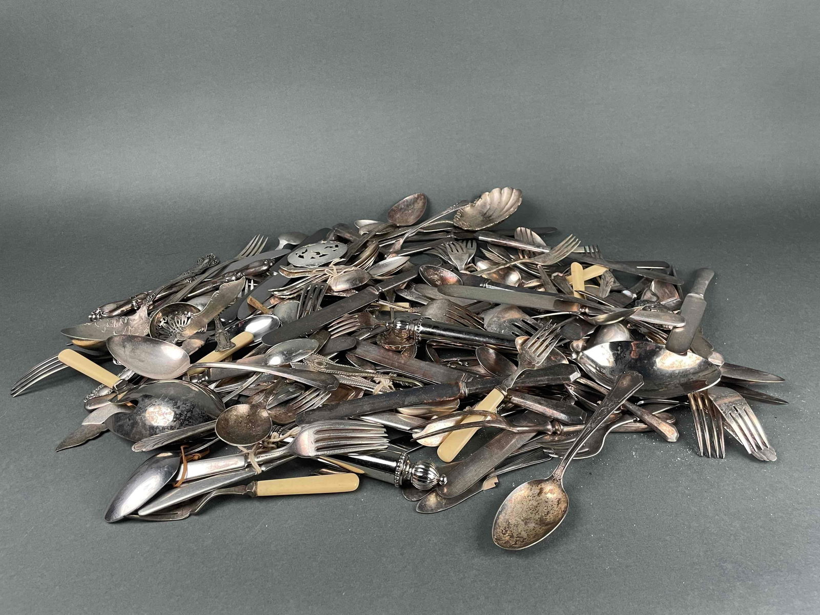 Large Collection of Silver Plated Flatware (1 of 6)