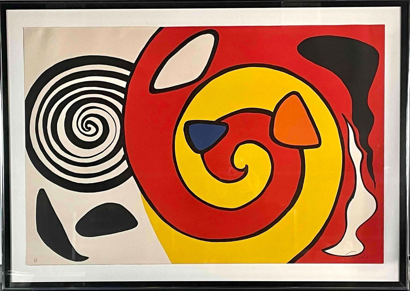 Signed Alexander Calder "Spirals and Forms" Lithograph (ca. 1965) (1 of 12)
