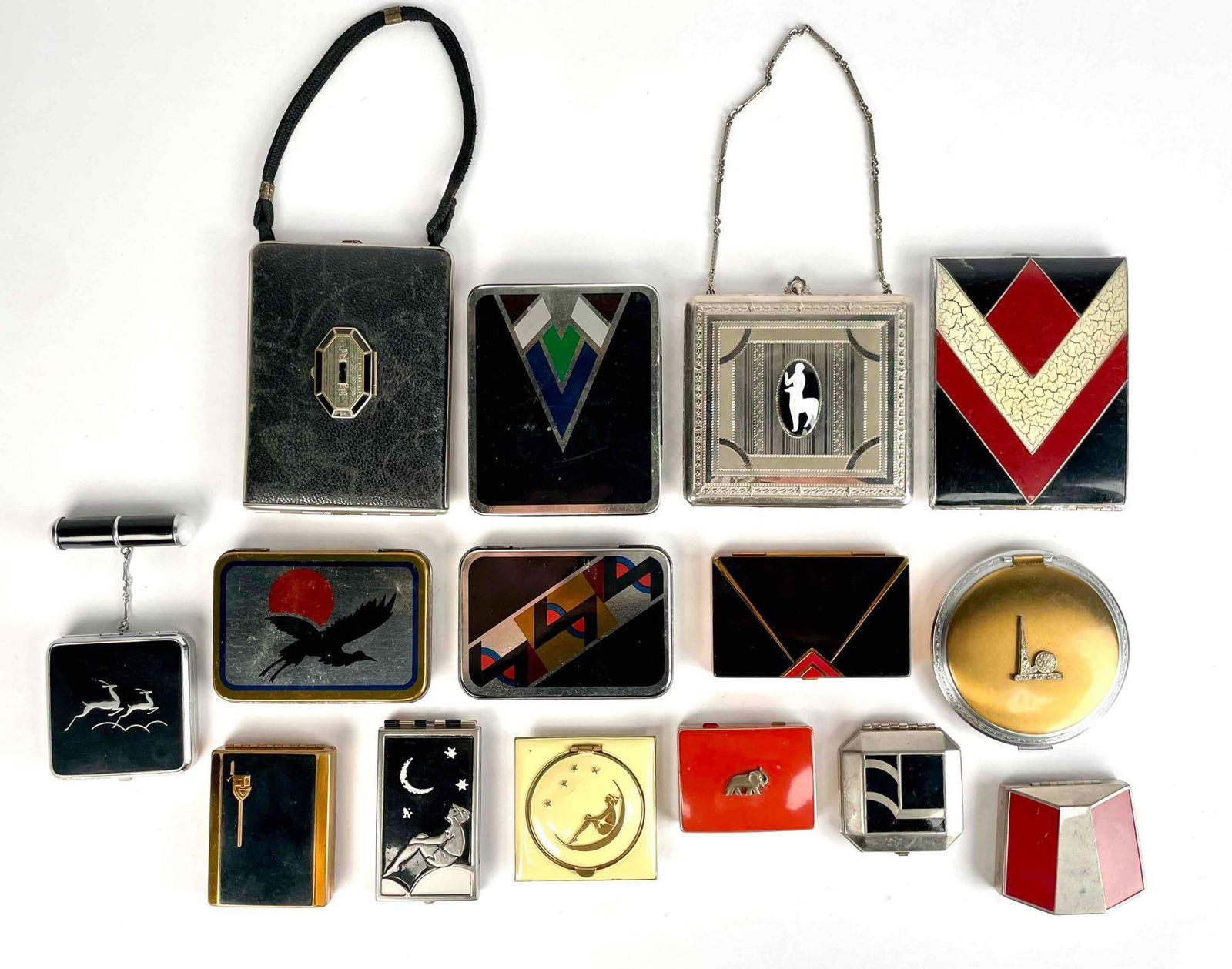 Antique Art Deco Comapcts (ca 1920s and 30s) (1 of 12)