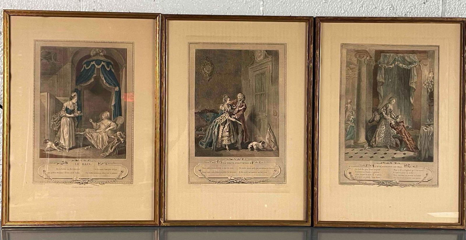 Three Sigmung Freudeberg Mezzotint Steel Engravings c. 1774 (1 of 12)